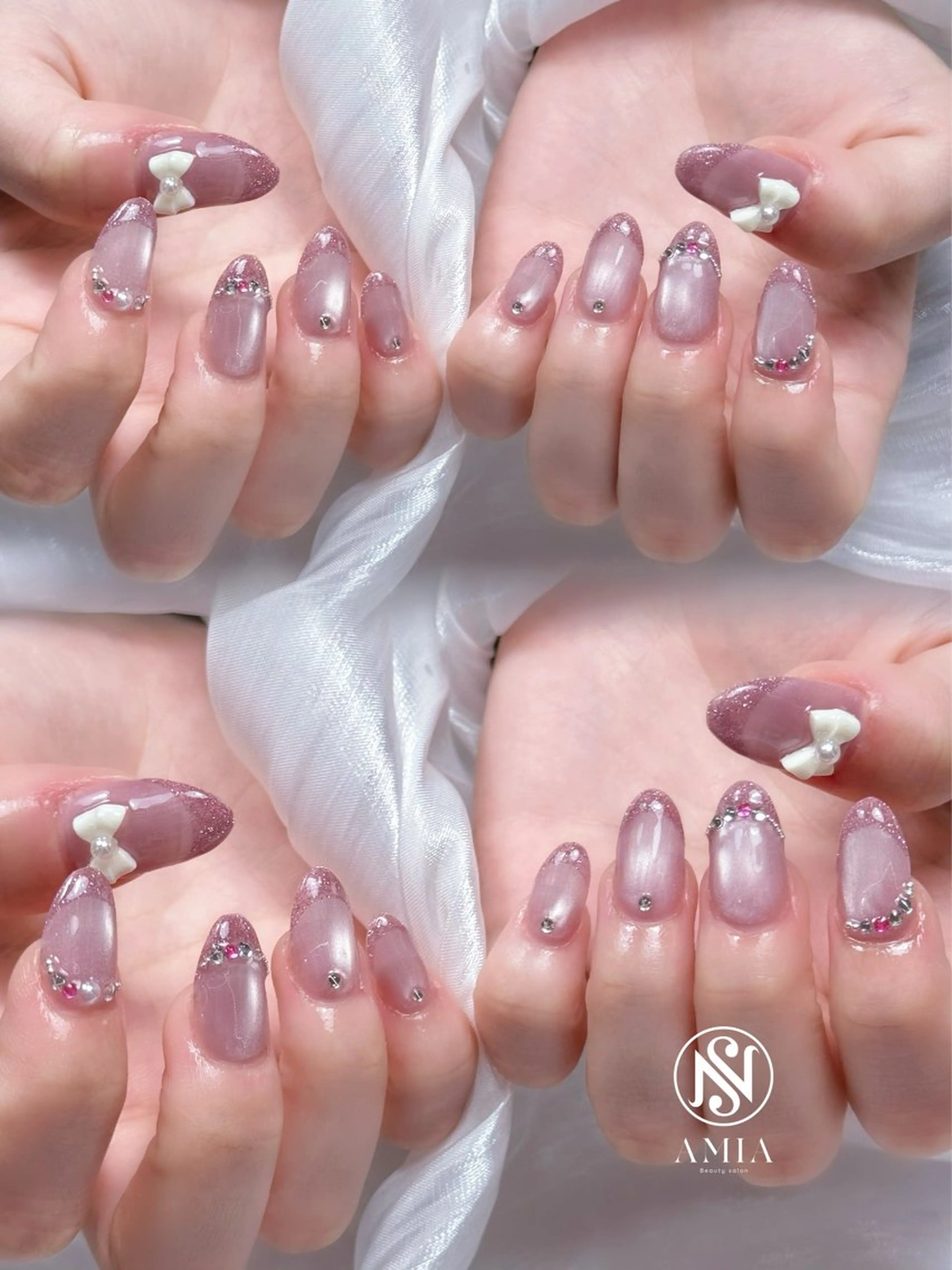 セミロング ハンドネイル 🌟AMIA BEAUTY🌟のネイルデザイン