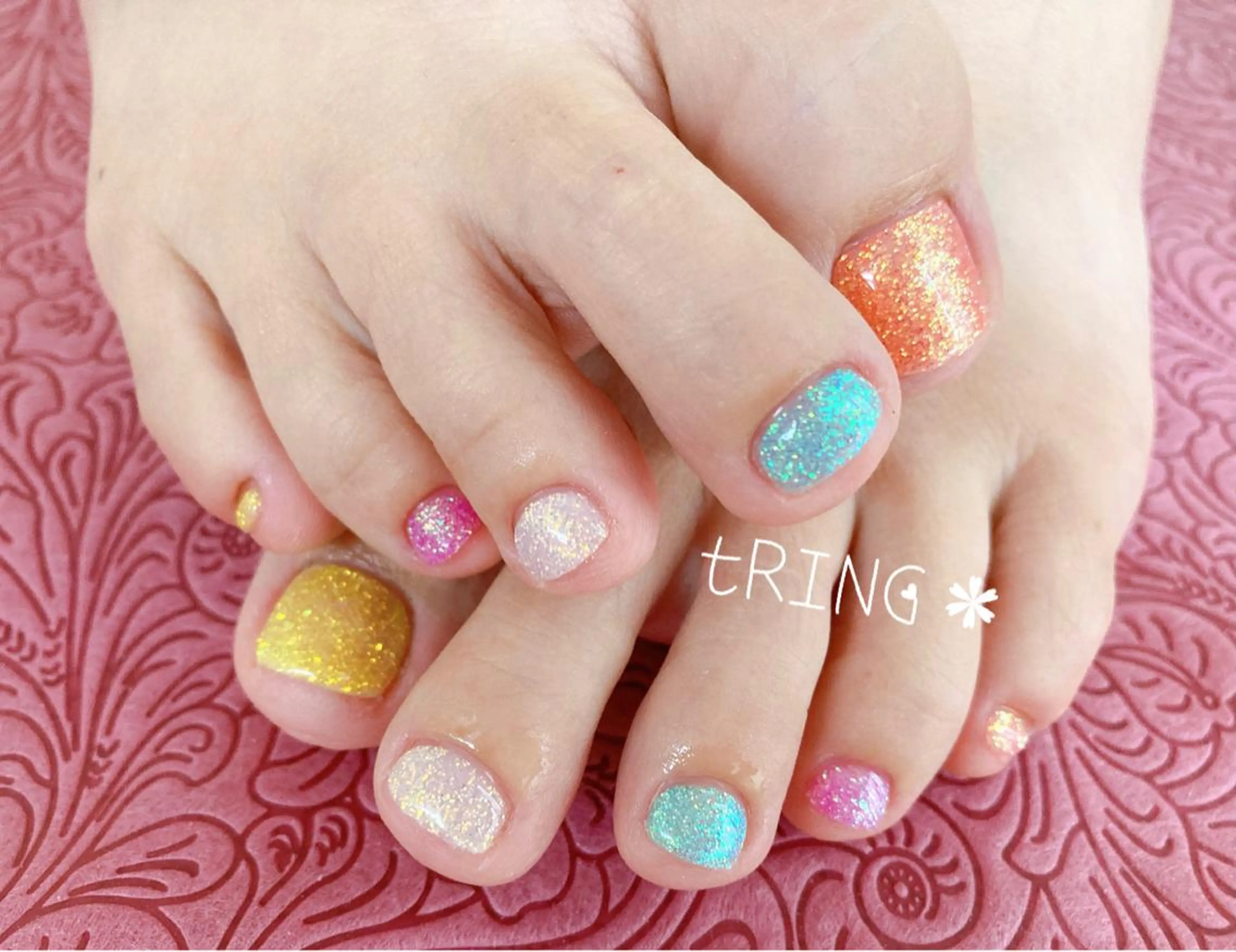 ネイル フットネイル tRING* しいの木台のネイルデザイン