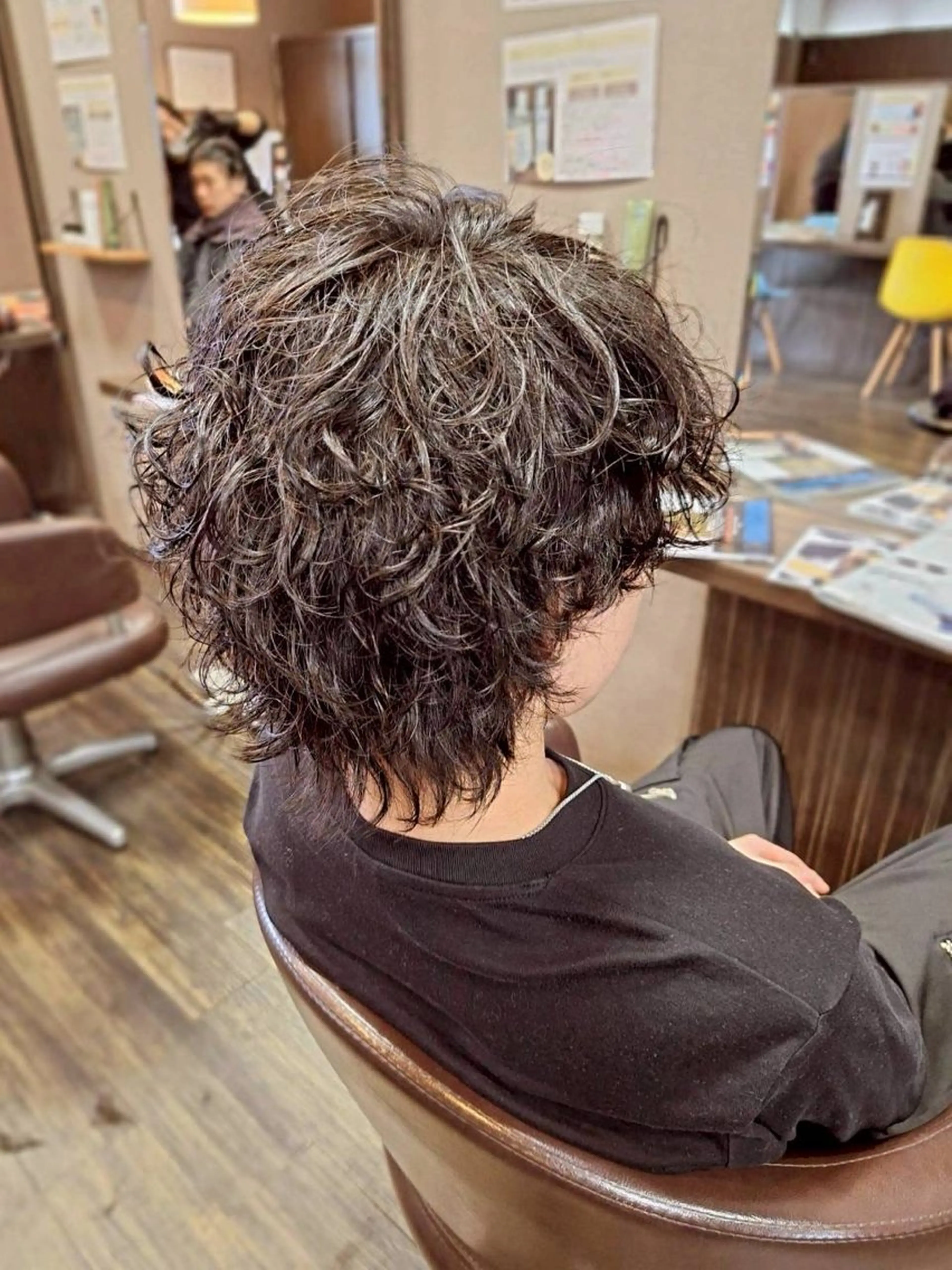 ショート カラー パーマ ウルフカット RAPTURE 宝地店のヘアスタイル