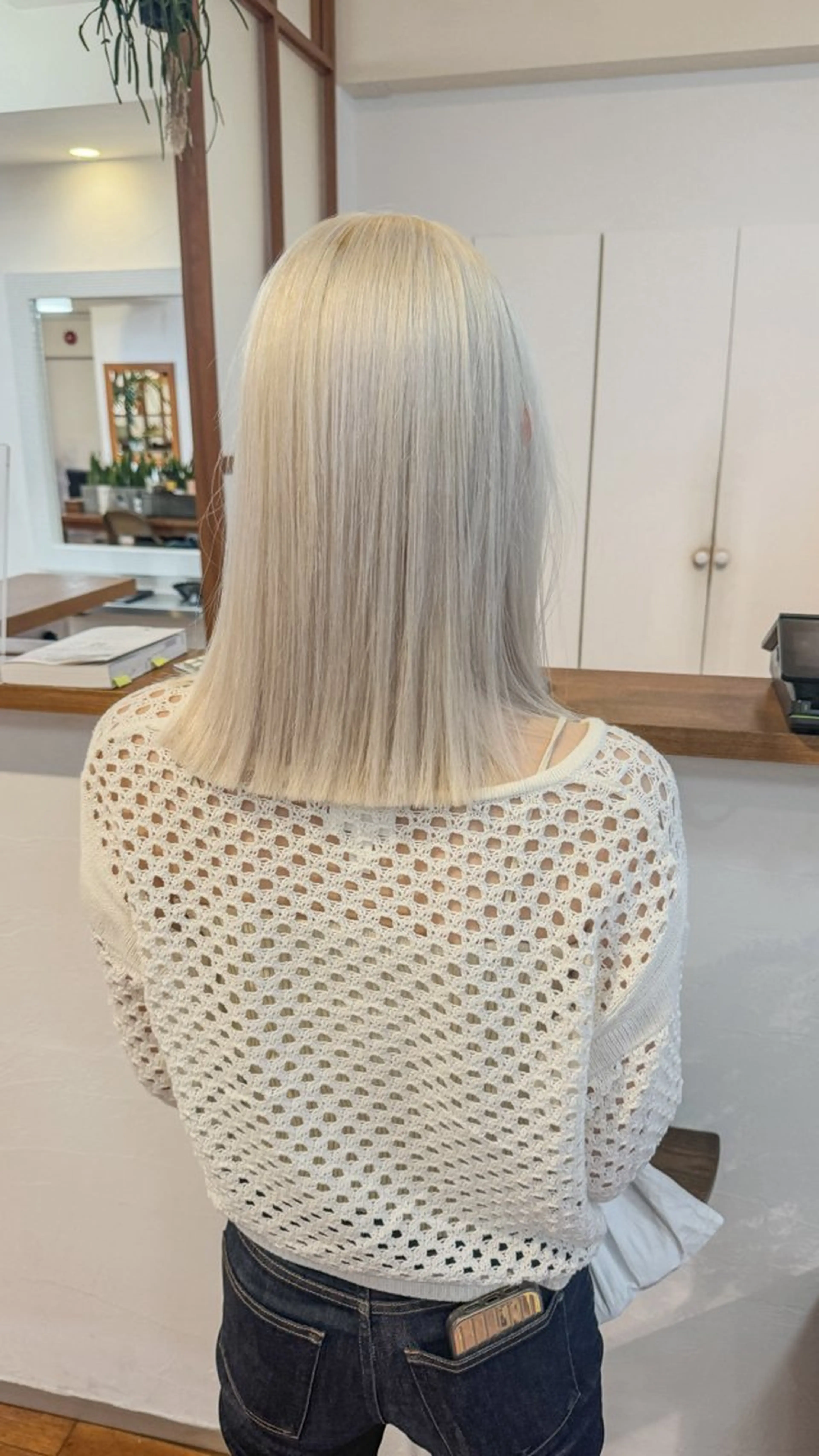 ミディアム カラー カット ヘアカラー トリートメント つくばUtooe's 副店長　寺沢颯のヘアスタイル