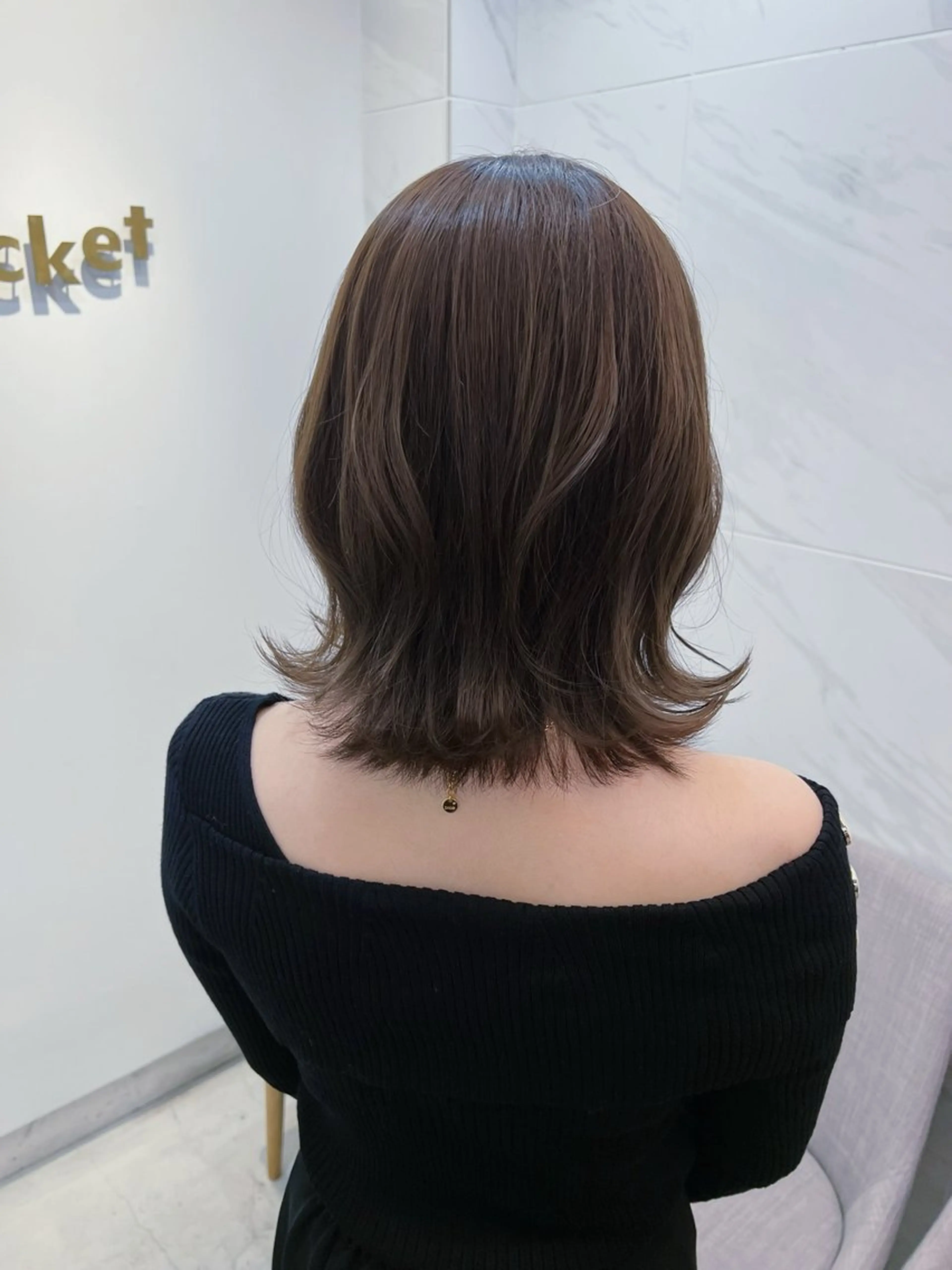 ショート アッシュ ボブ くびれヘア カット ヘアカラー 🩶レイヤーカット/ さわ🩶のヘアスタイル