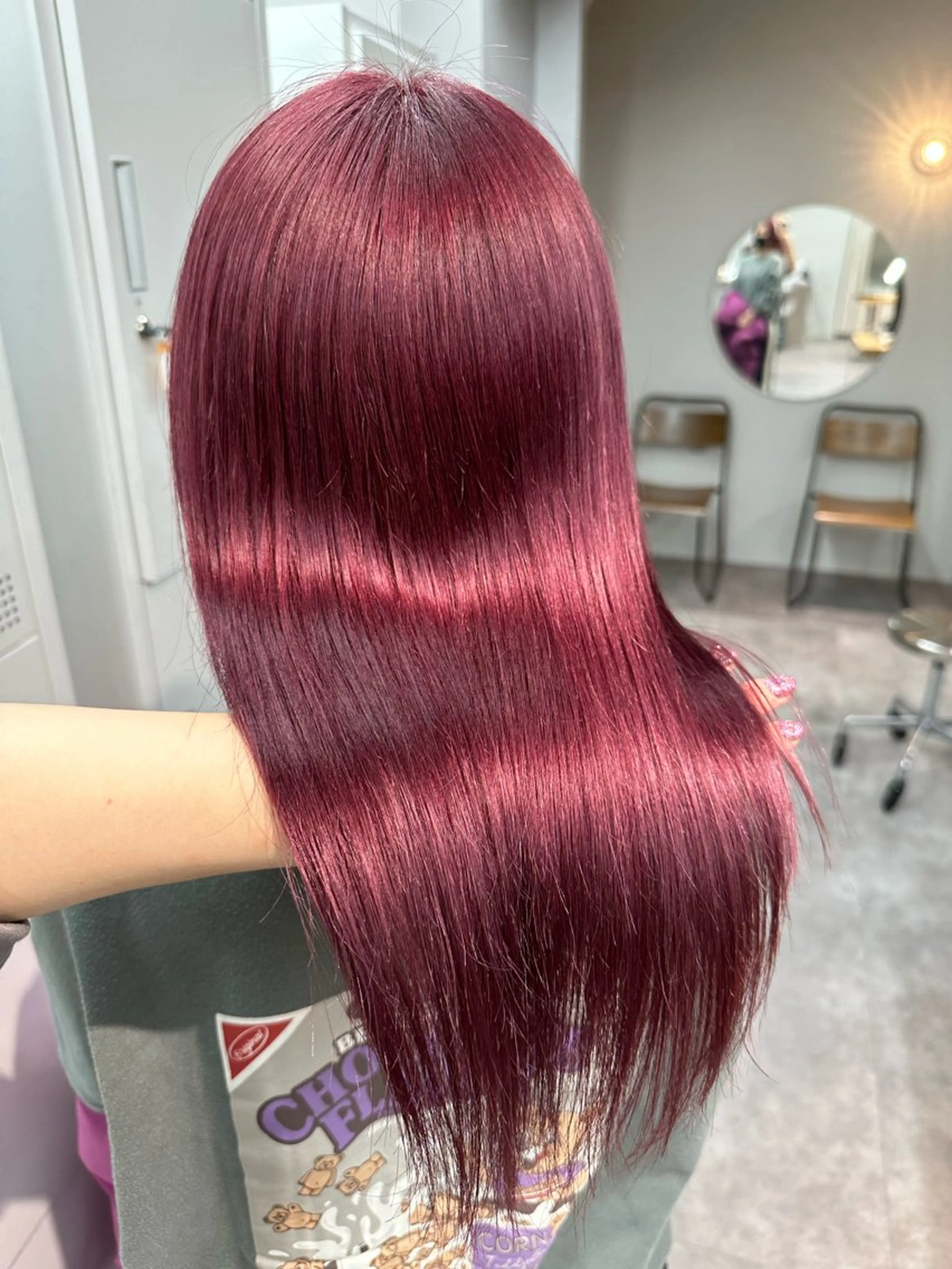 カラー レディースパーマ モデル募集RIKOのヘアスタイル