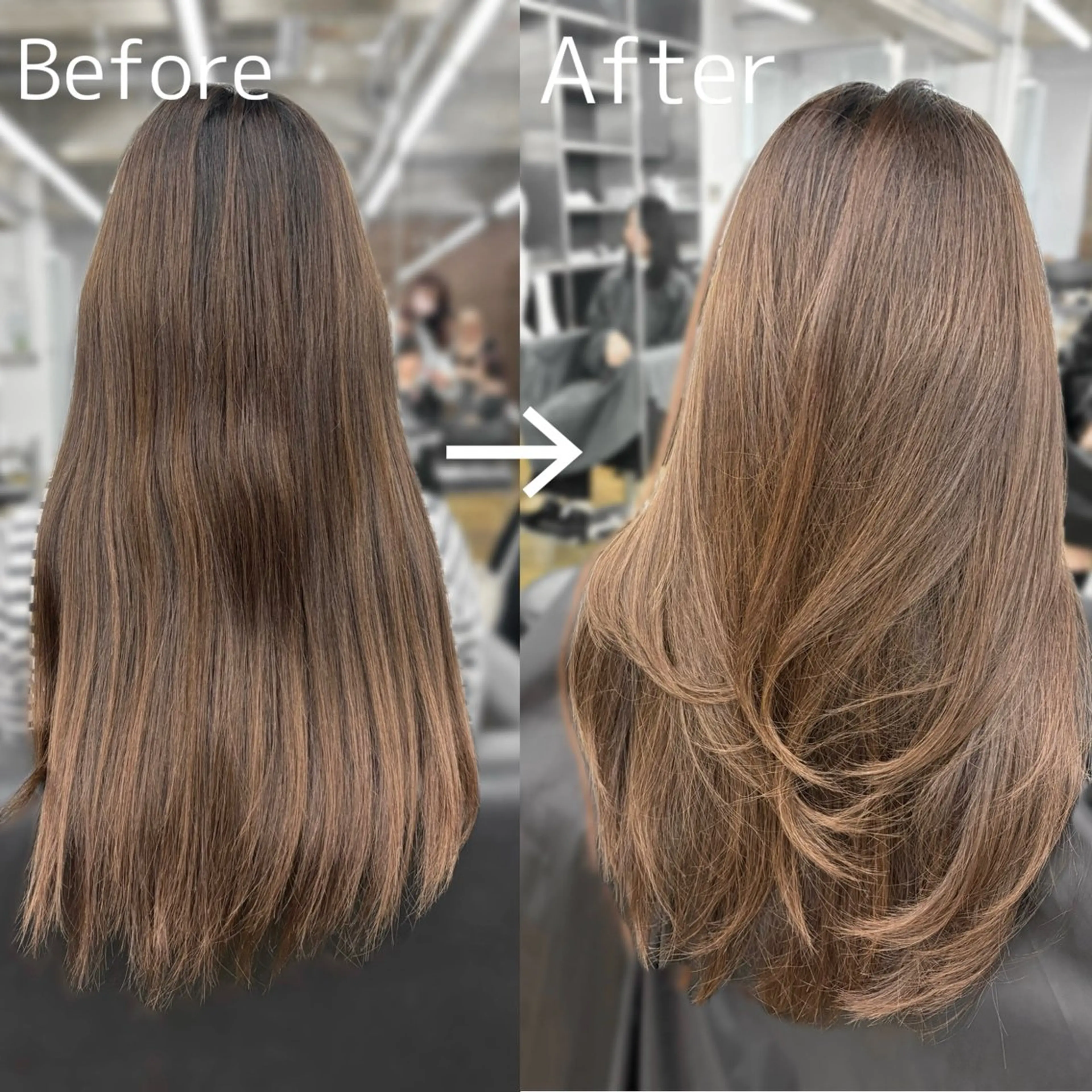 ロング カラー 顔周りカット レイヤーカット ロング 🗽うる艶/メンズ Yui🗽🗺️のヘアスタイル