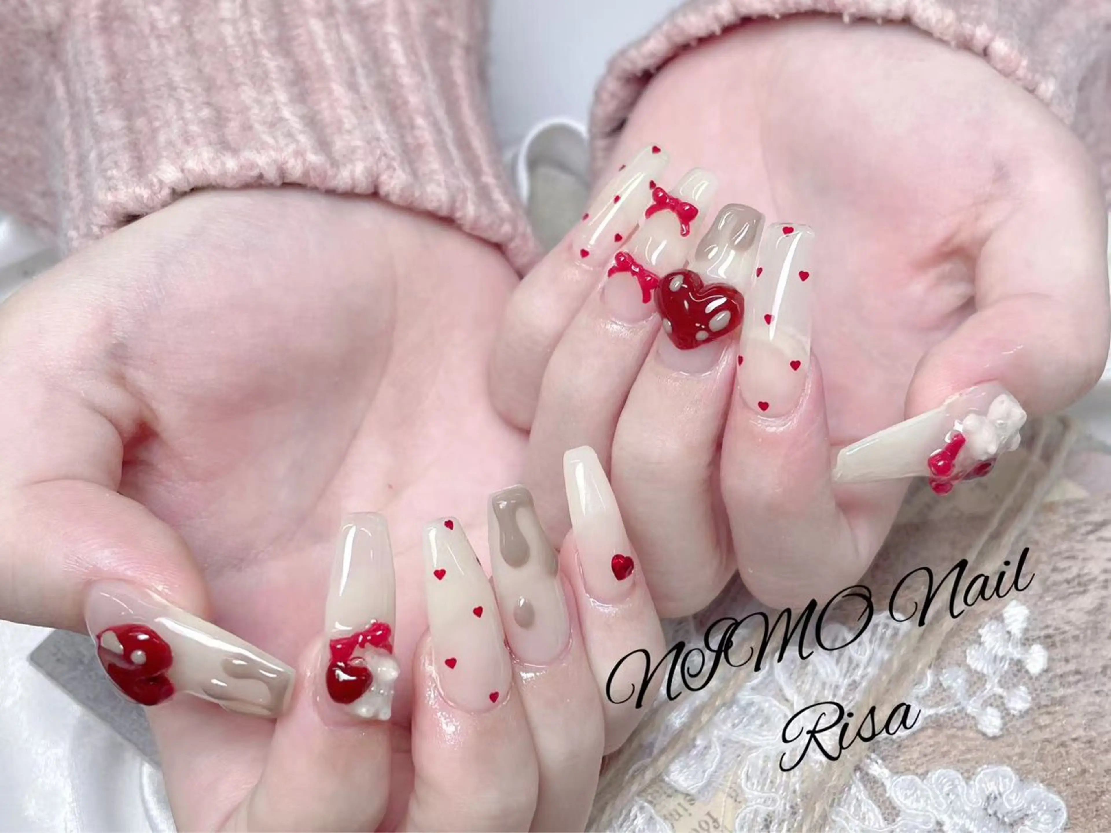 ネイル クリアネイル 長さ出し フットネイル フレンチネイル ジェルネイル ハンドネイル RI SA☀️ リサのネイルデザイン