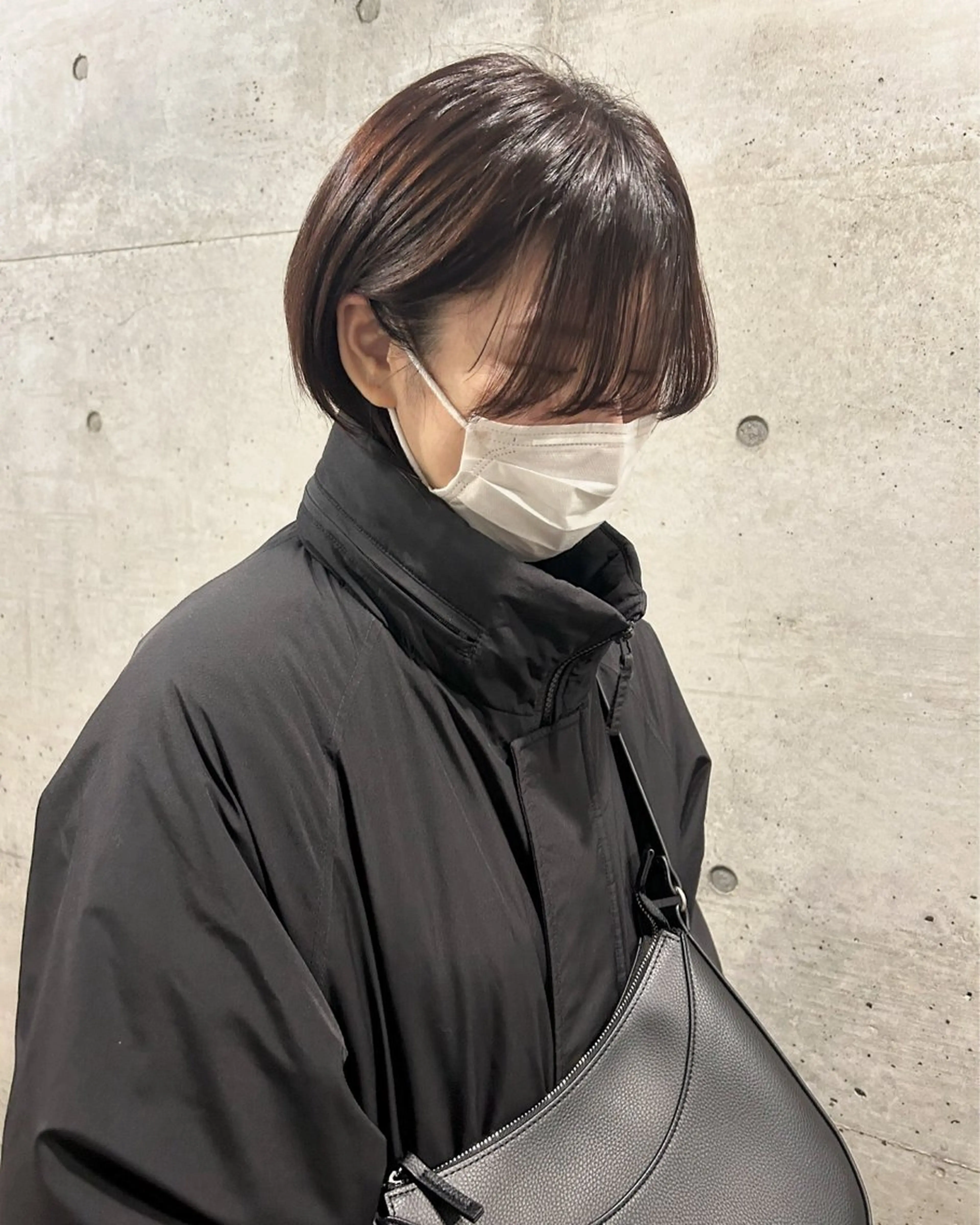 ショート ショートヘア カット ヘアカラー トリートメント 後藤紗英/髪質改善 /オリーブベージュのヘアスタイル