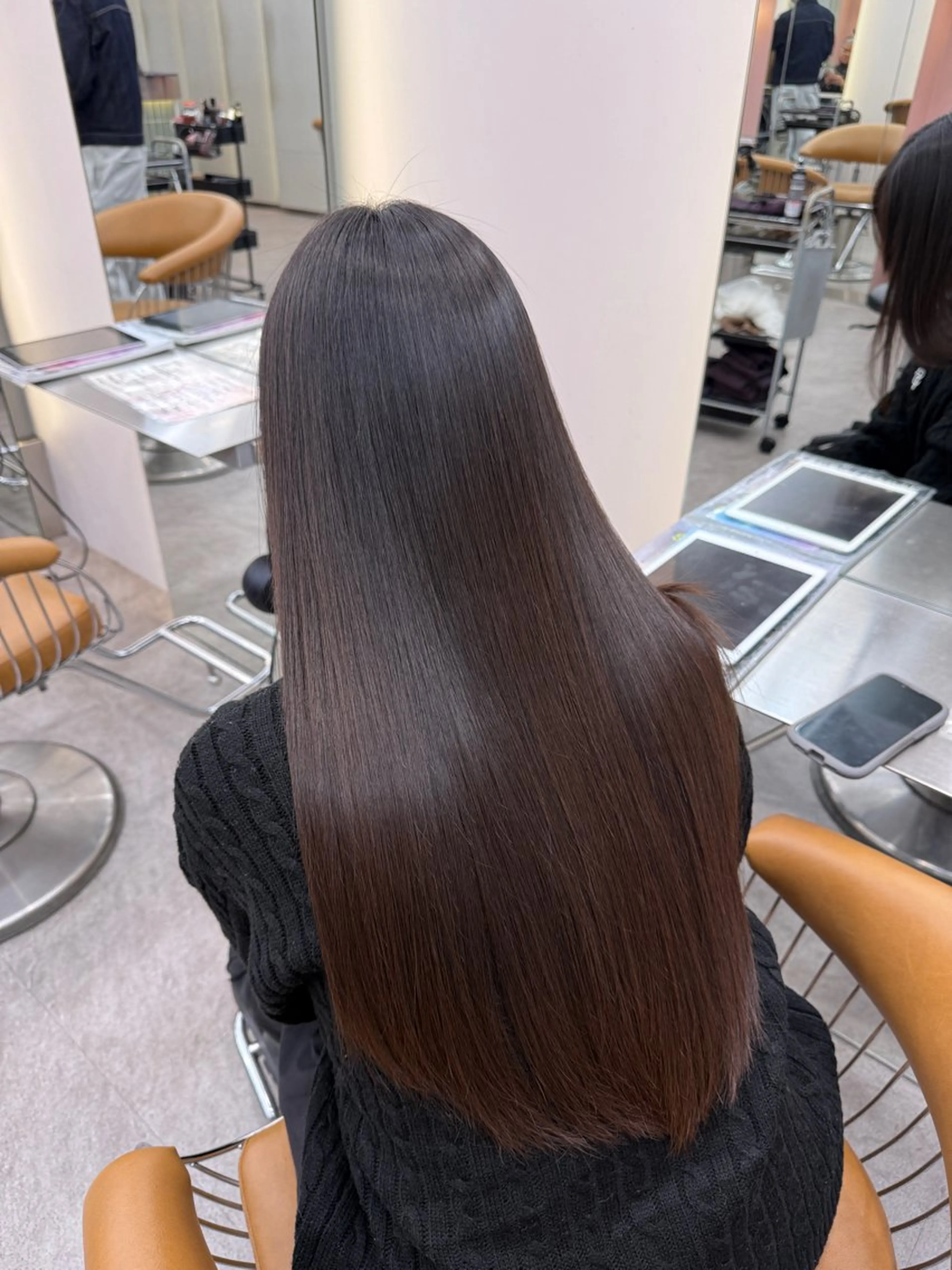 【うるツヤさらさらストレート🪄♡】縮毛矯正×《3️⃣step》髪質改善トリートメント💎🫧‪の写真