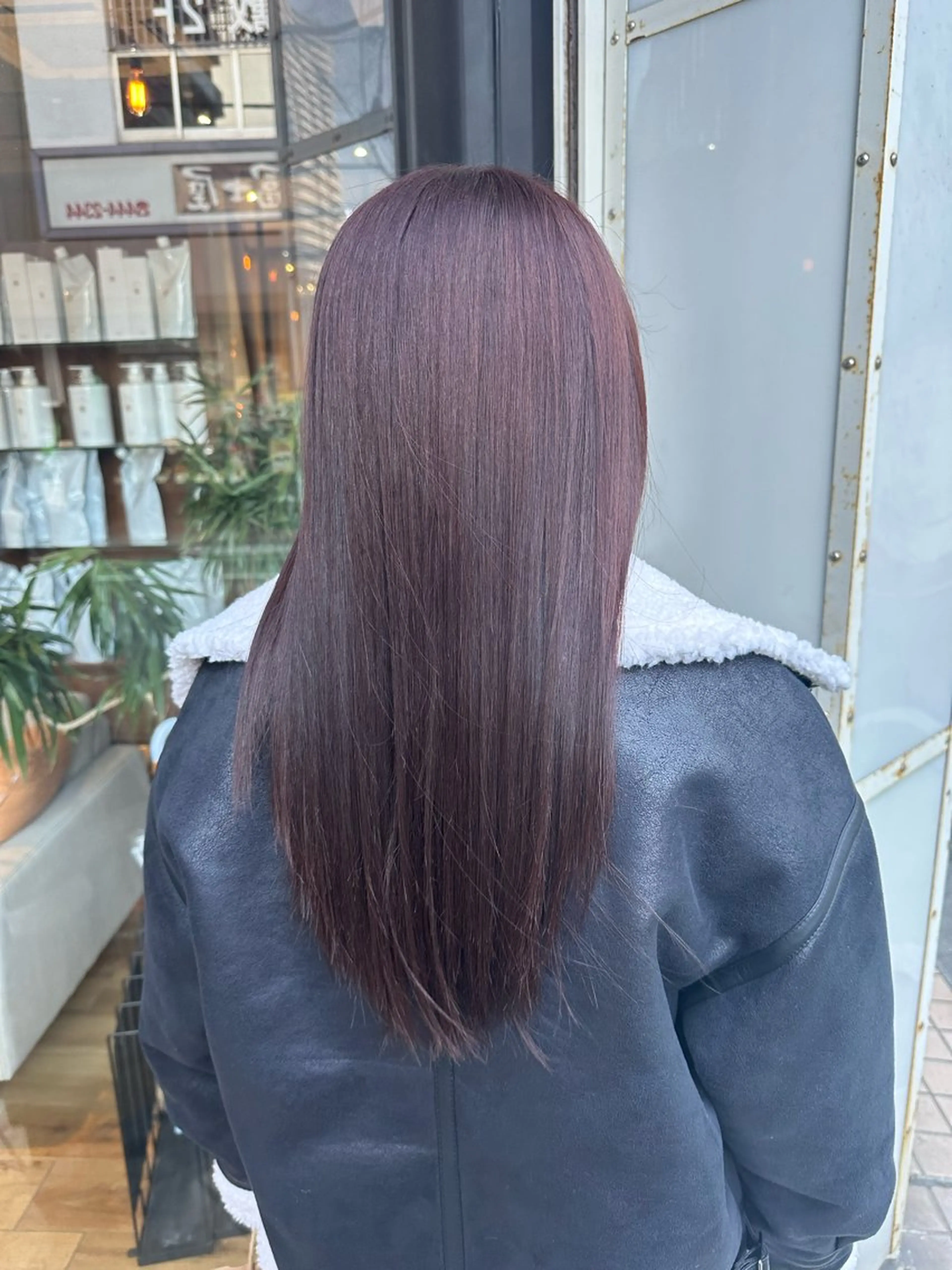 ロング カラー ブラウンカラー ピンクカラー ピンクブラウン いまじゅく あおいのヘアスタイル