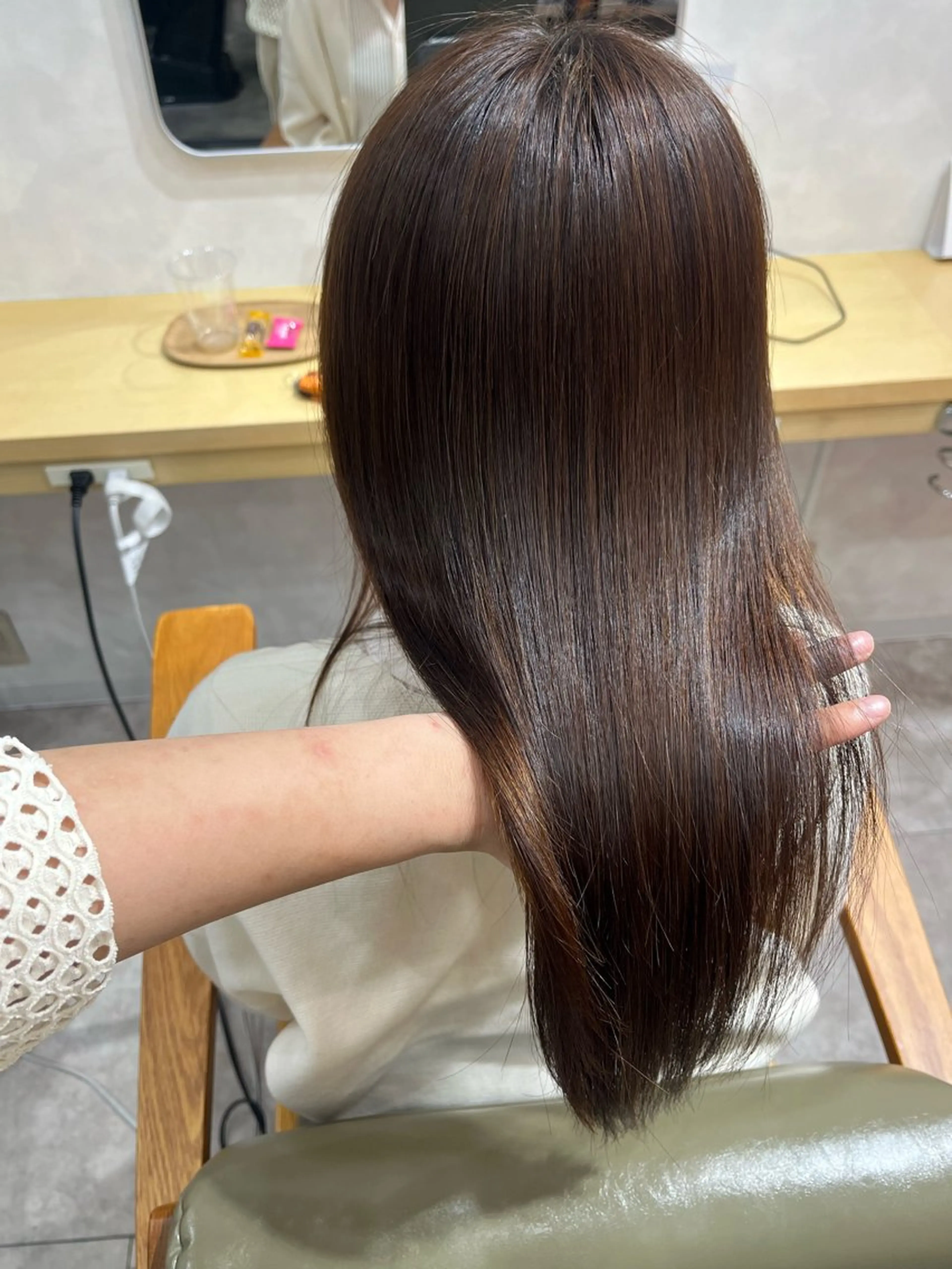 髪質改善aphia トリートメント(フル)＋似合わせカットの写真