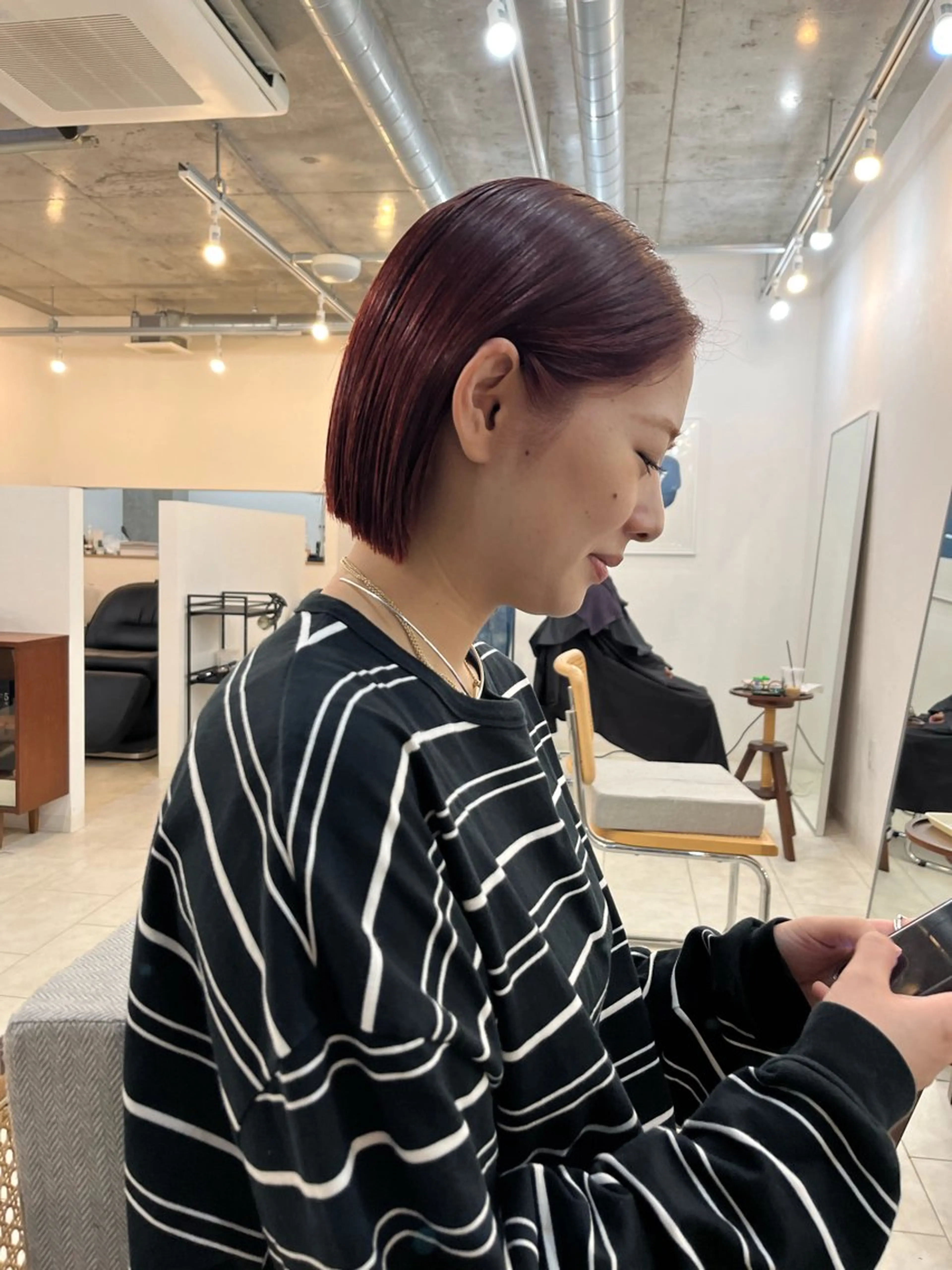 ショート カラー eri kinjoのヘアスタイル