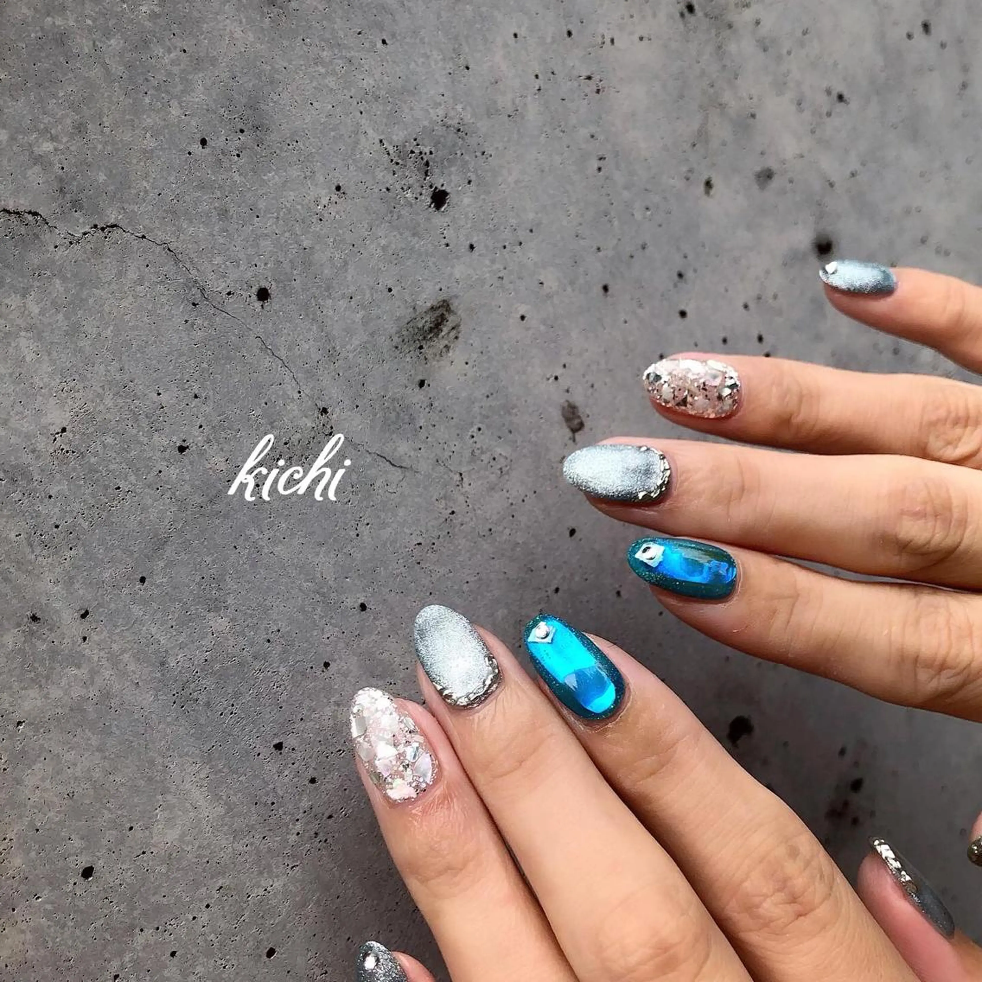 ネイル ハンドネイル フットネイル kichi･: *のネイルデザイン
