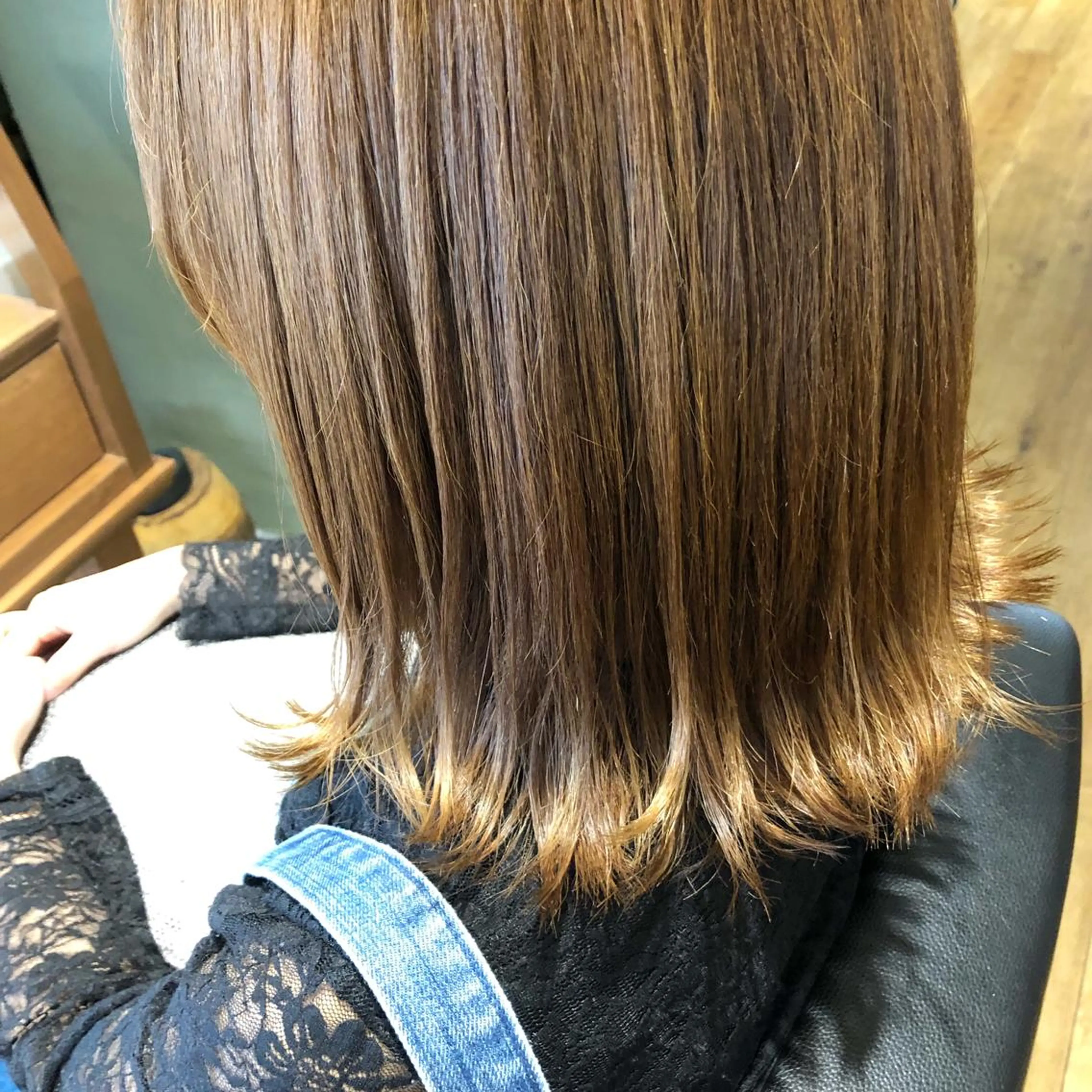 ミディアム カラー ベージュカラー ヘアカラー トリートメント ◇おの あすか◇のヘアスタイル