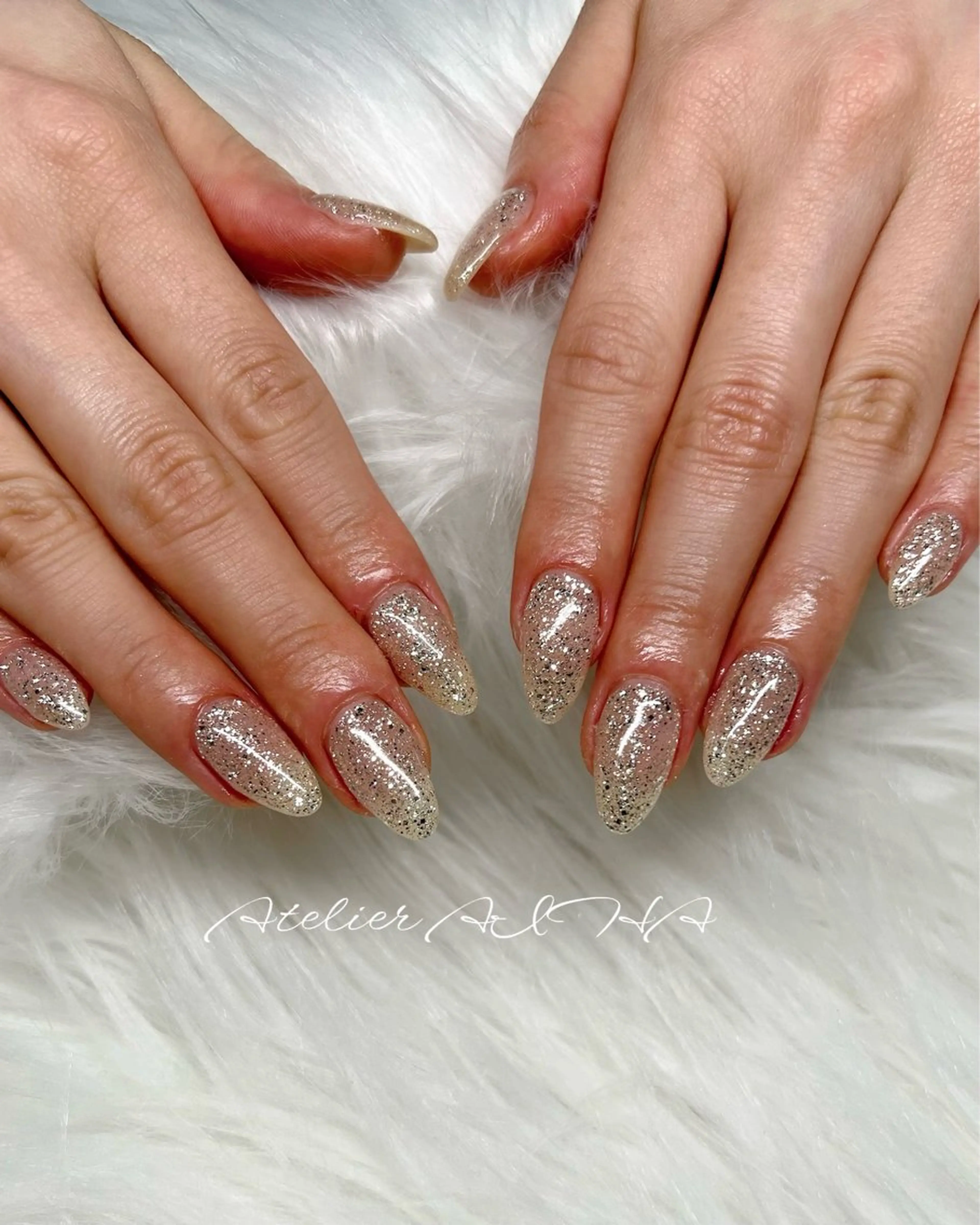 ミディアム ハンドネイル アトリエAIHA所属・アトリエAIHA★ フィルイン推奨サロンのネイルデザイン