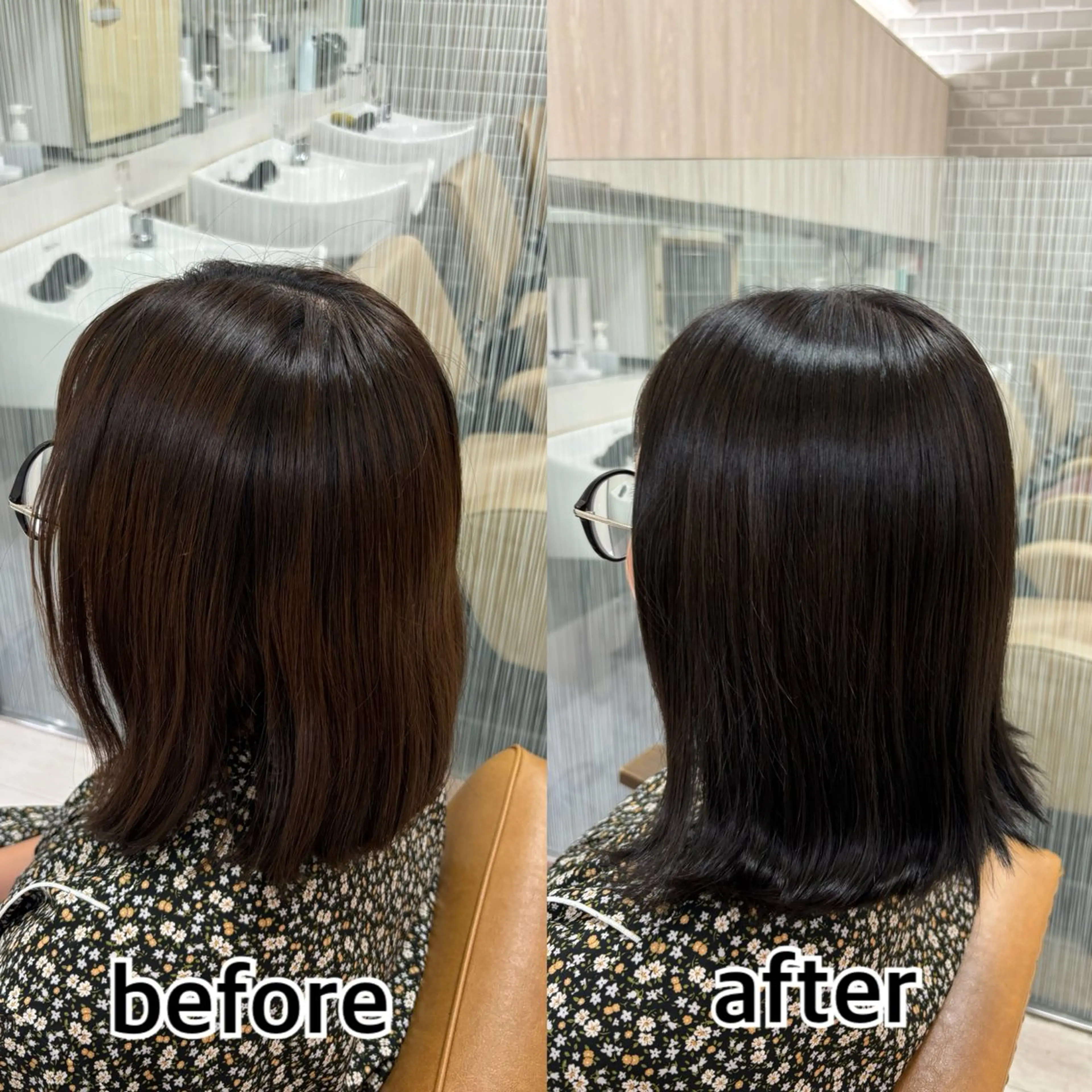 ファッションカラー＋【コアミー】4stepシステムトリートメントの写真