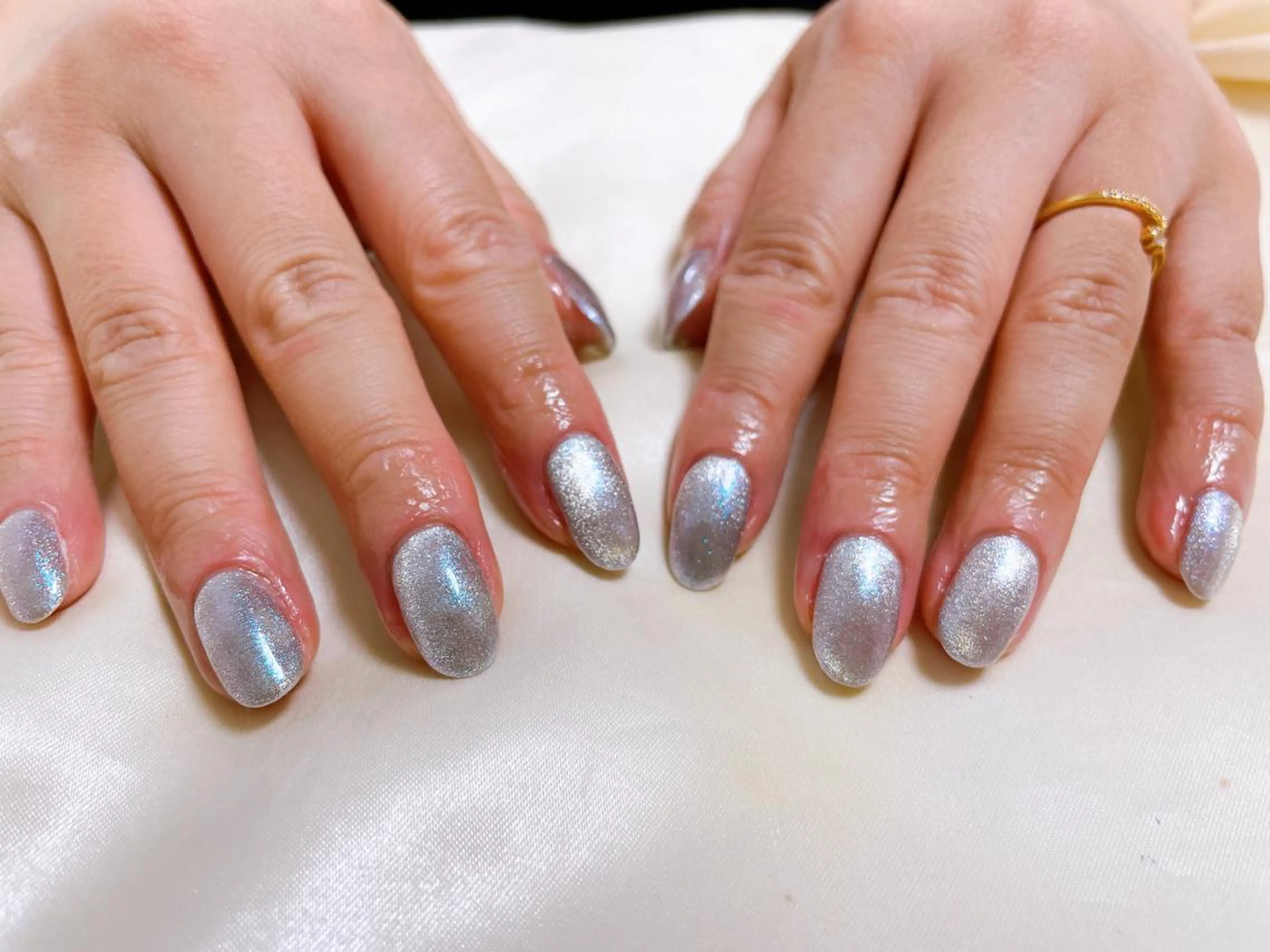 ネイル クリアネイル マグネットネイル kikinail 溝の口のネイルデザイン