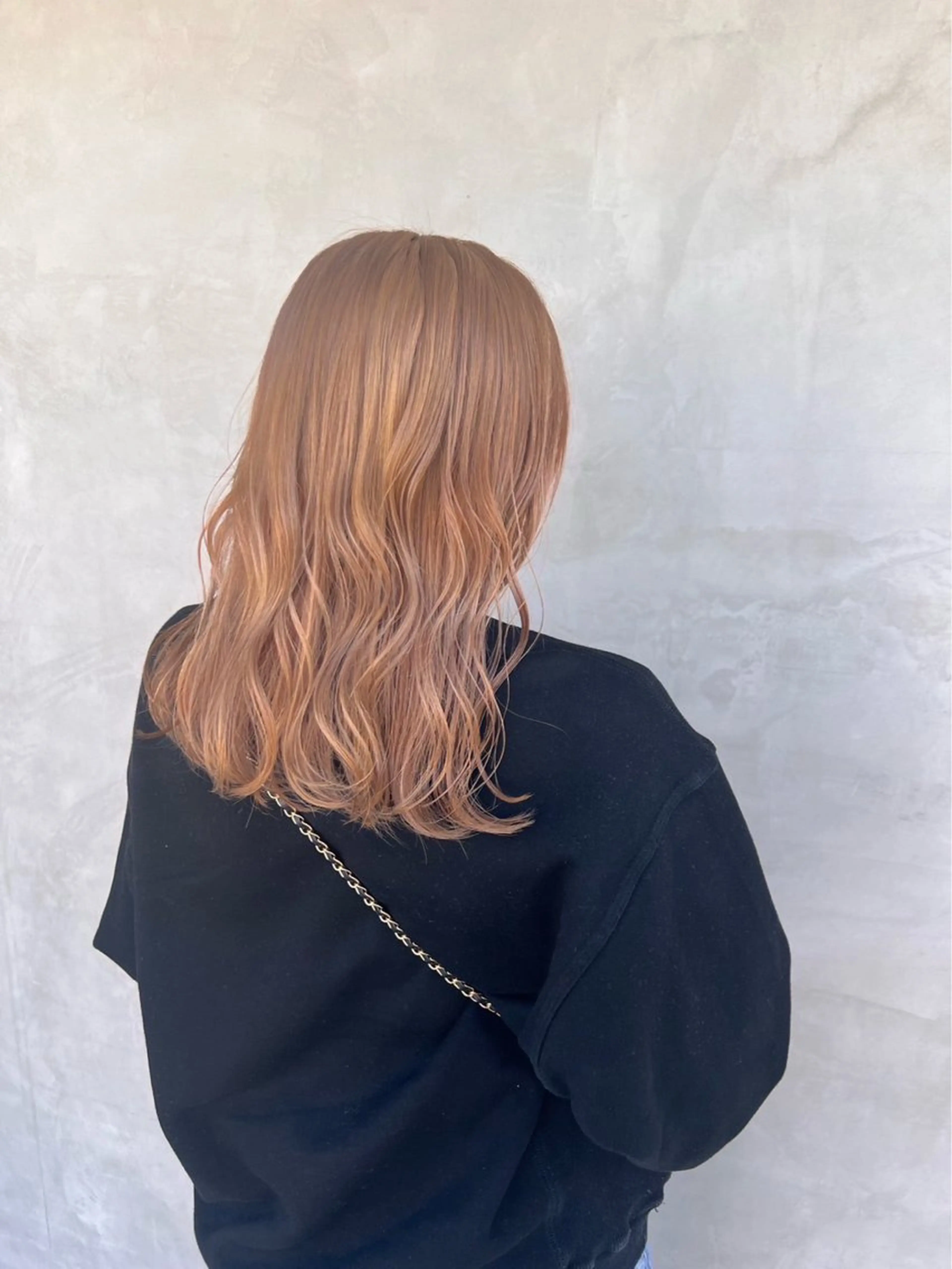 ミディアム カラー カット ヘアカラー トリートメント Runa/ボブ 髪質改善/縮毛矯正のヘアスタイル