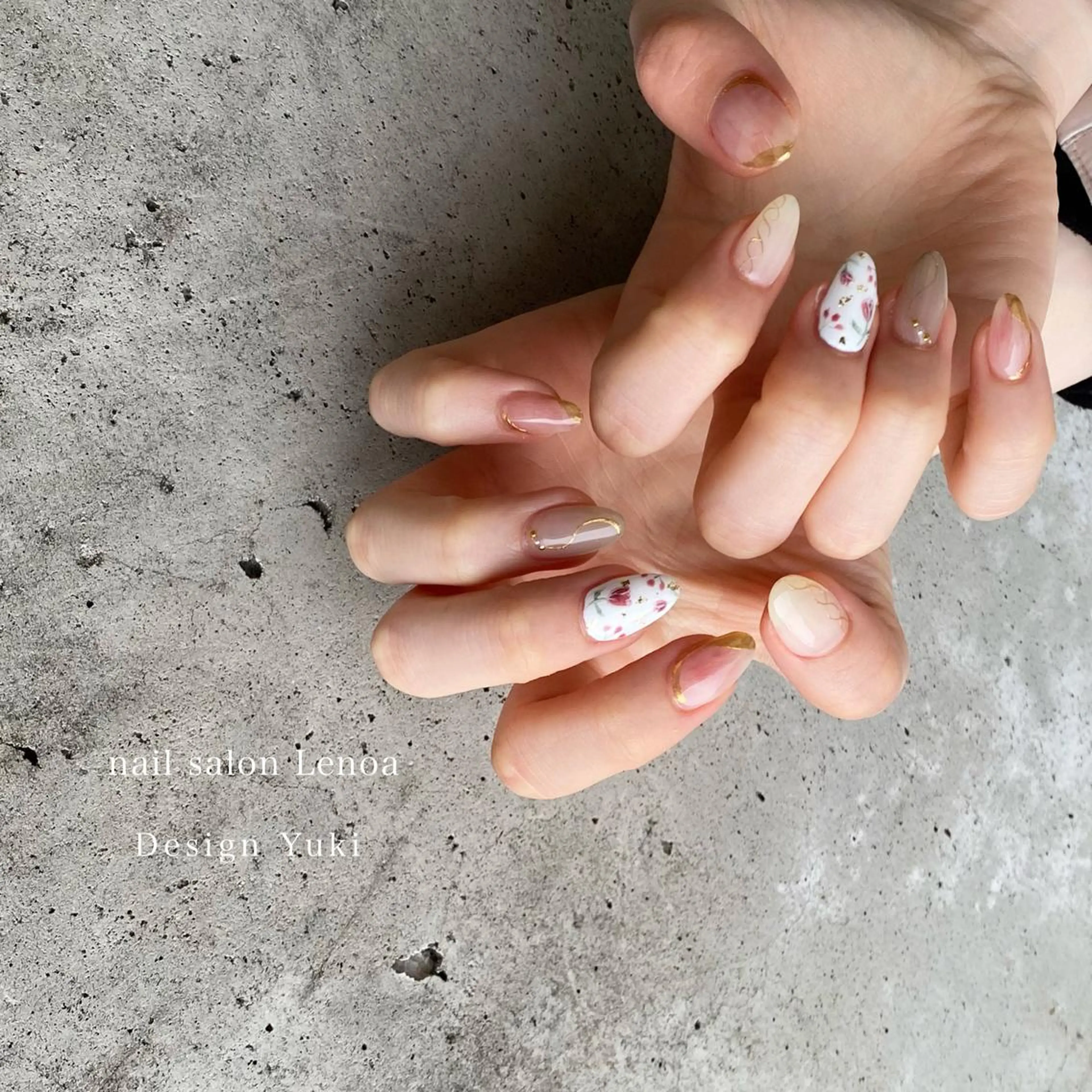 ネイル ハンドネイル Lenoa Yukiのネイルデザイン