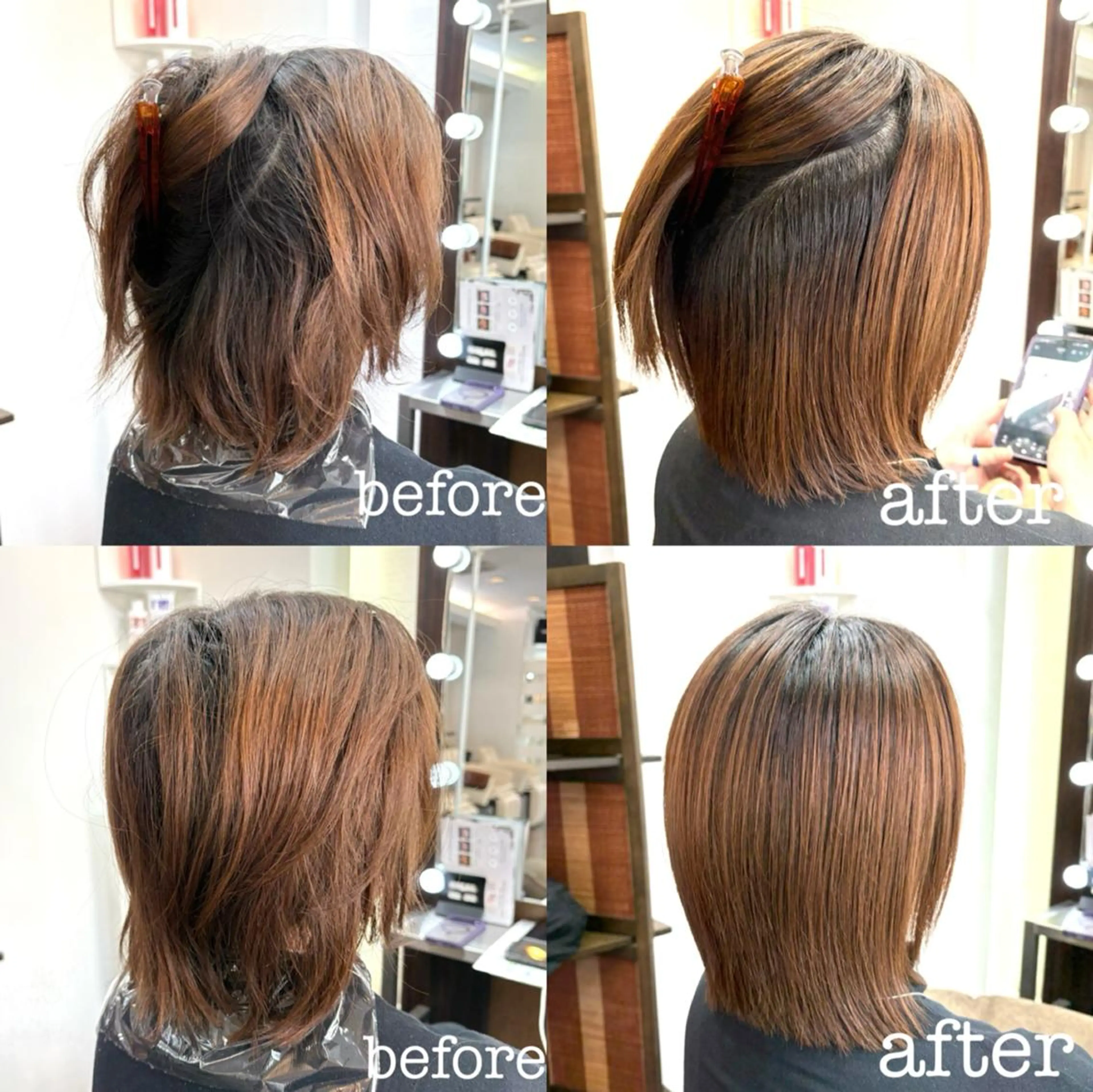 ミディアム カット トリートメント 美髪育成salon 髪質改善 FORMAのヘアスタイル