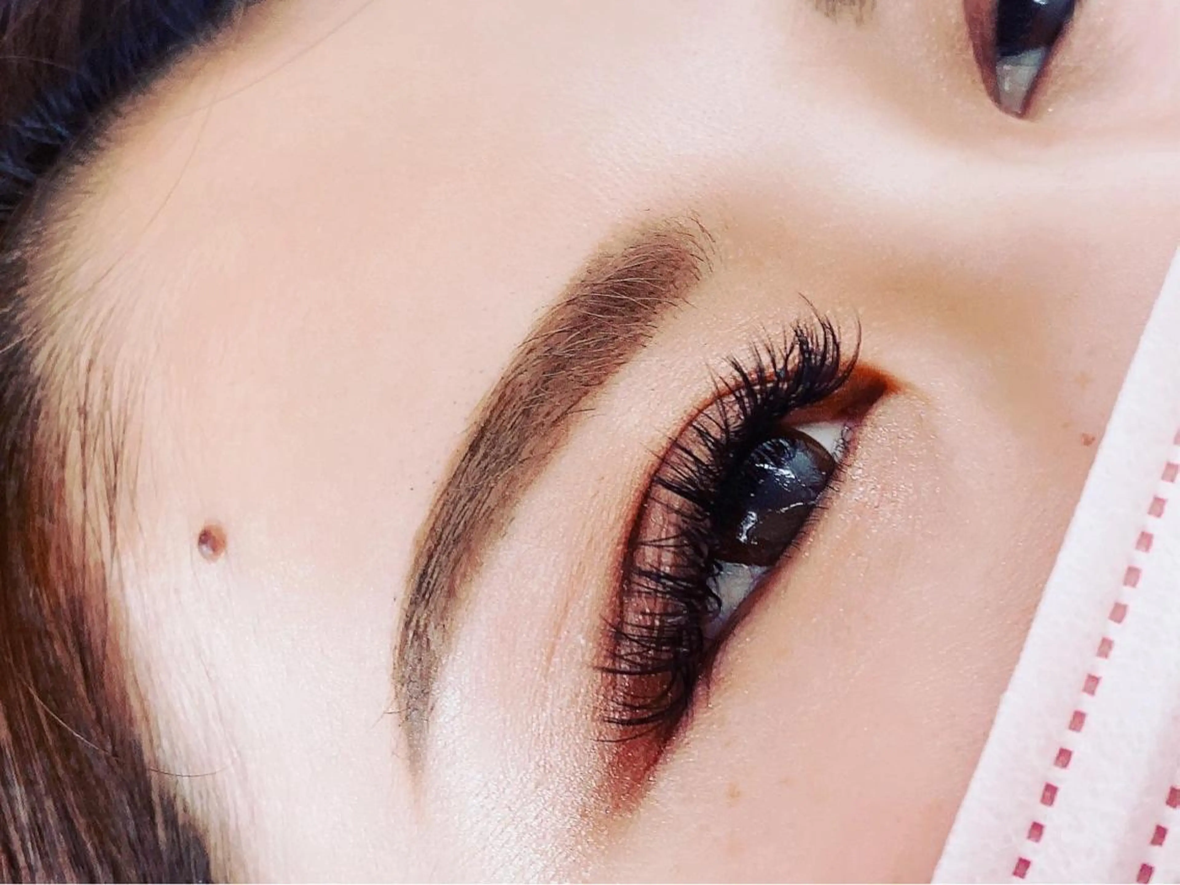 マツエク・マツパ 付け放題 バインドロック カラーマツエク フラットラッシュ ミンク マツエク Lily kUMIのマツエク・マツパデザイン