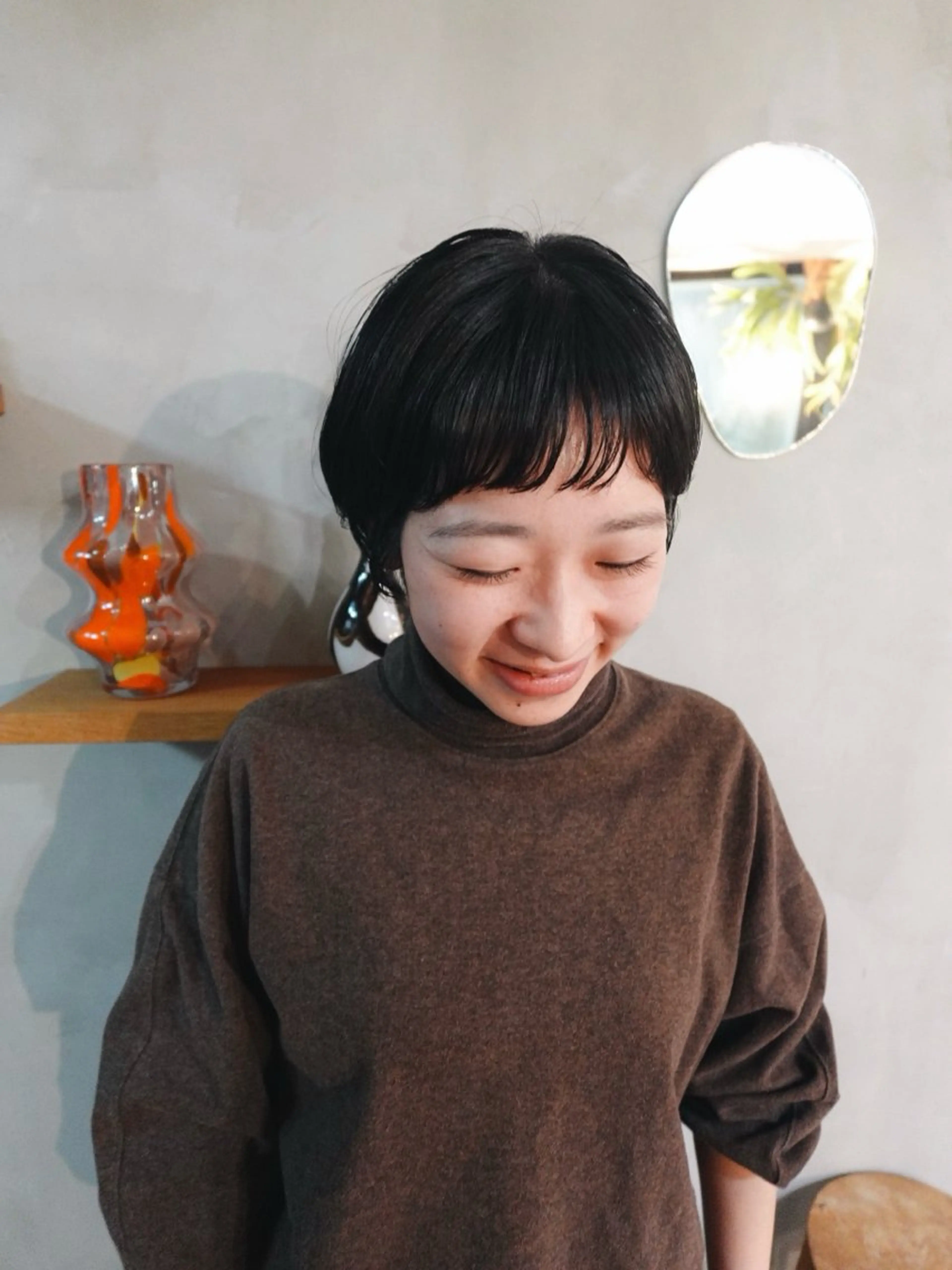 ショート カット ヘアカラー トリートメント 小野 龍樹のヘアスタイル