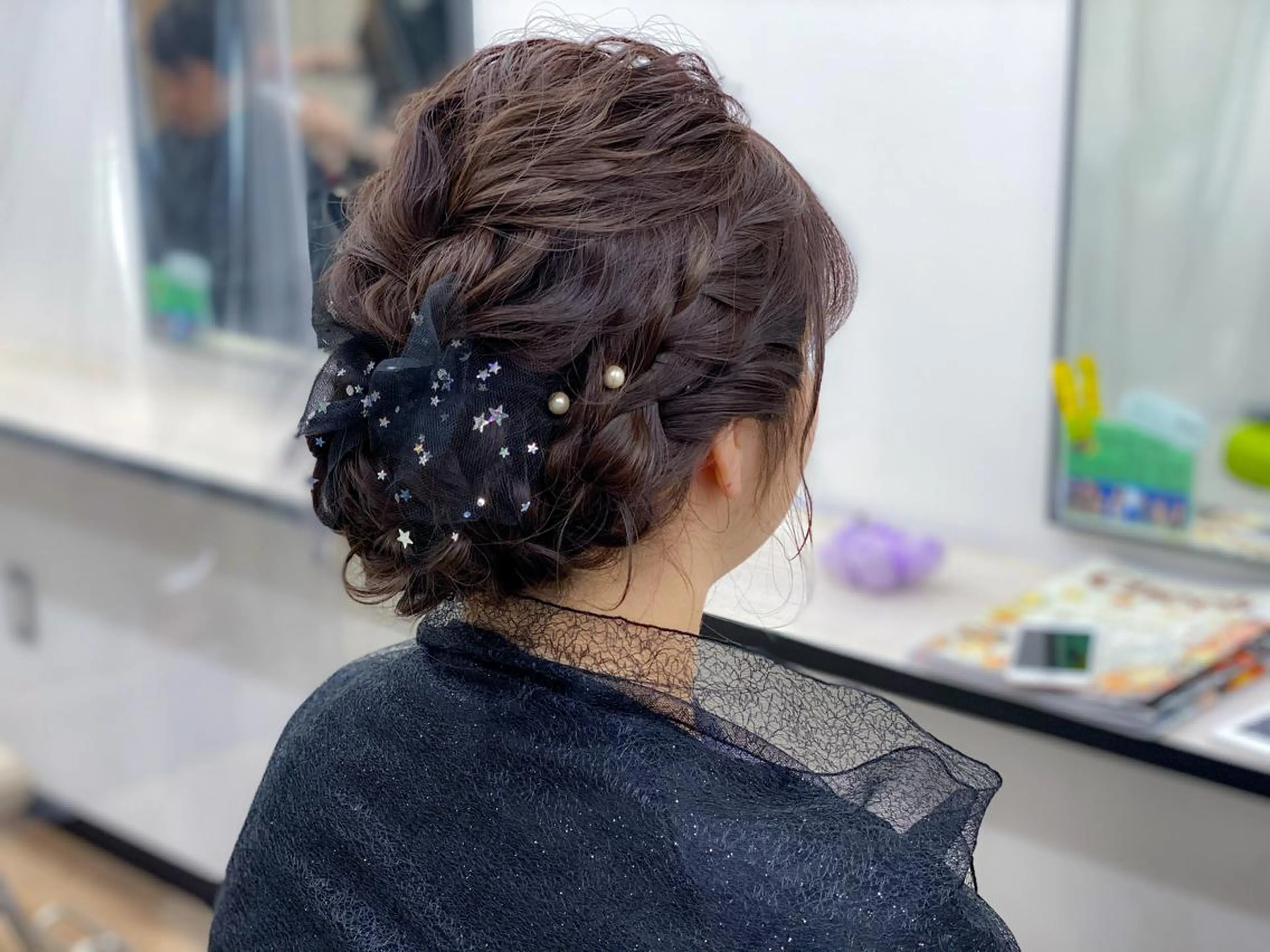 セミロング ヘアアレンジ louwe 武藤幸世のヘアスタイル