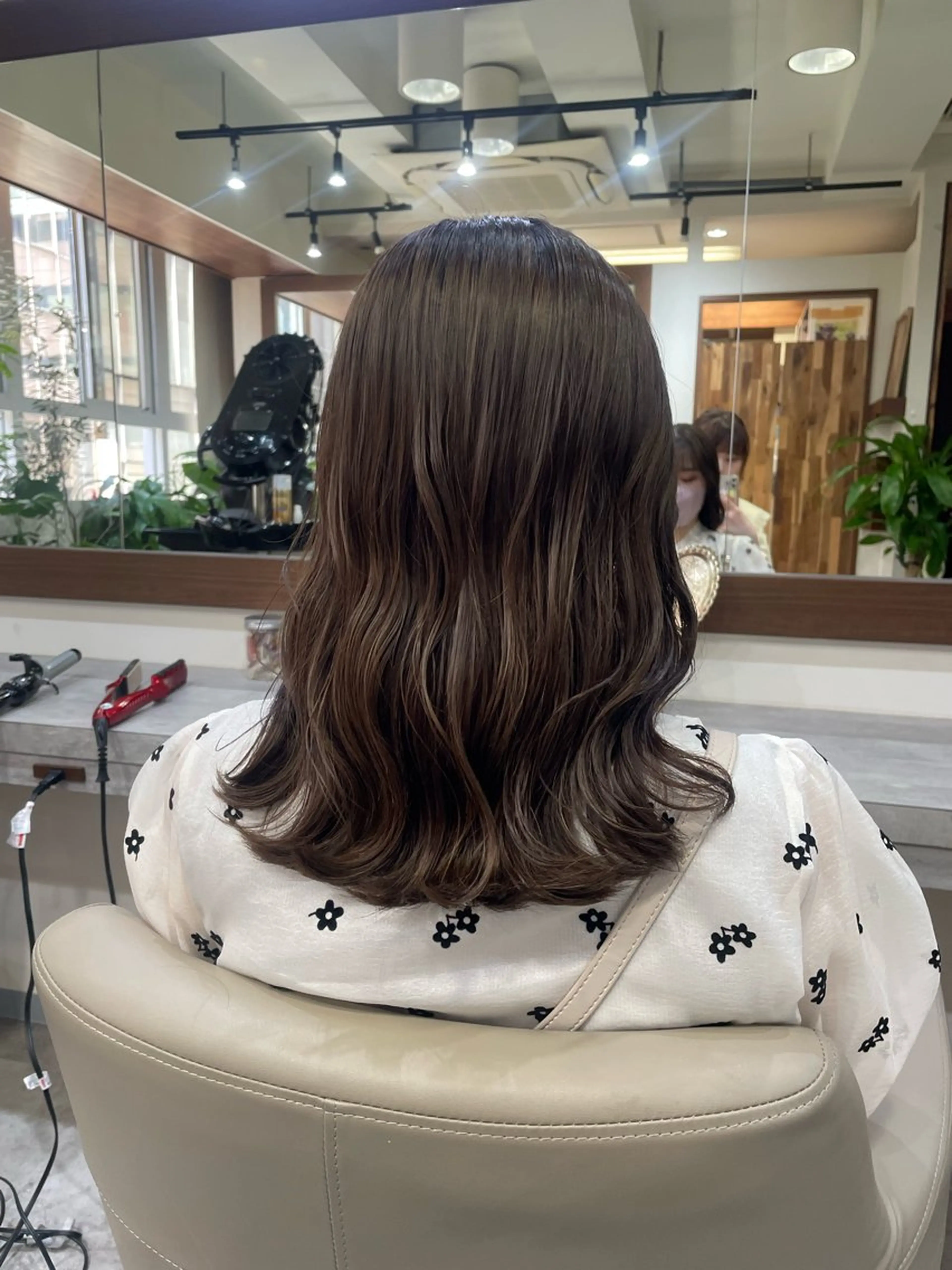 ミディアム ヘアセット 韓国風パーマ/ヘア セット/店長みづきのヘアスタイル