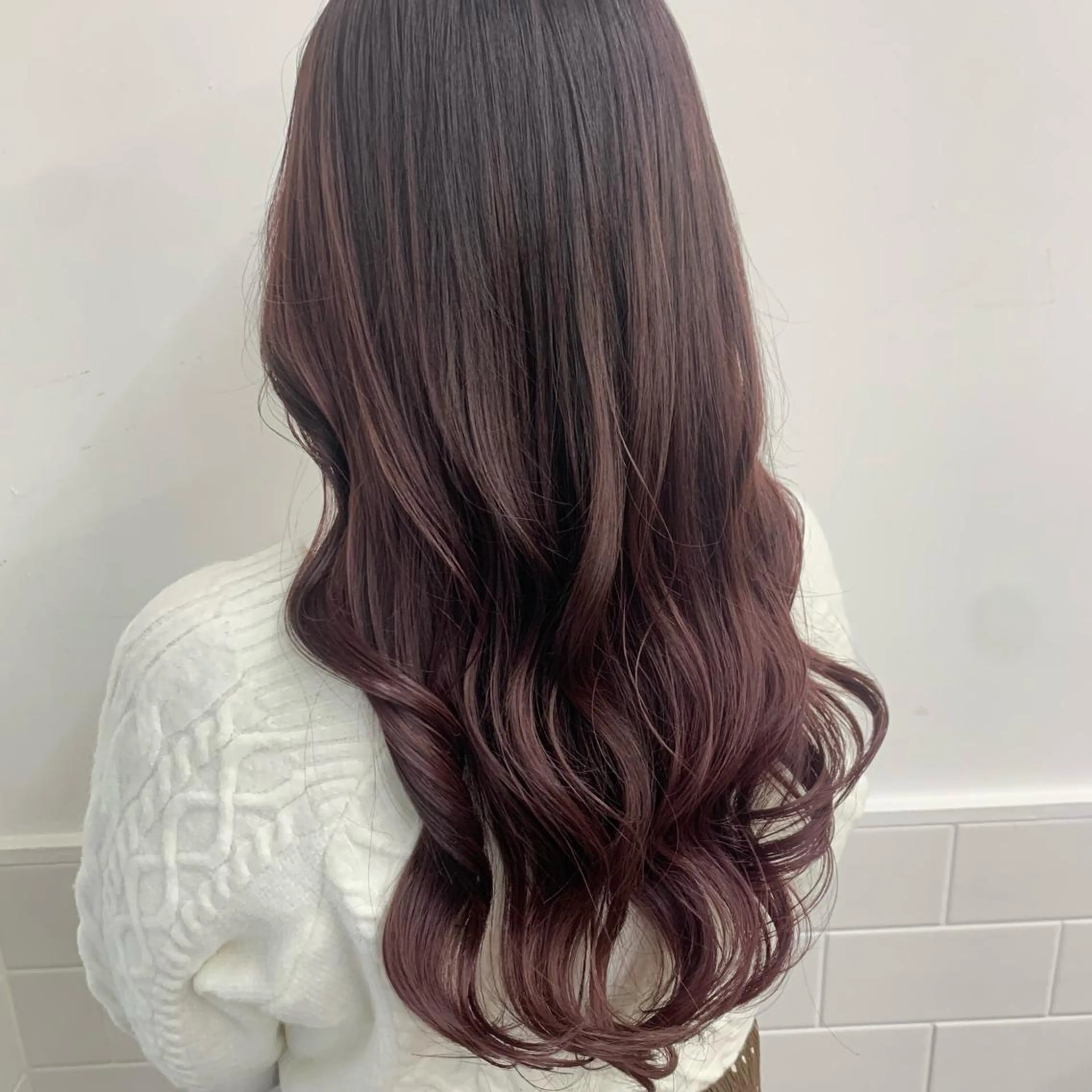 ロング カラー ヘアカラー 美髪縮毛矯正🫧 艶カラー/スズカのヘアスタイル
