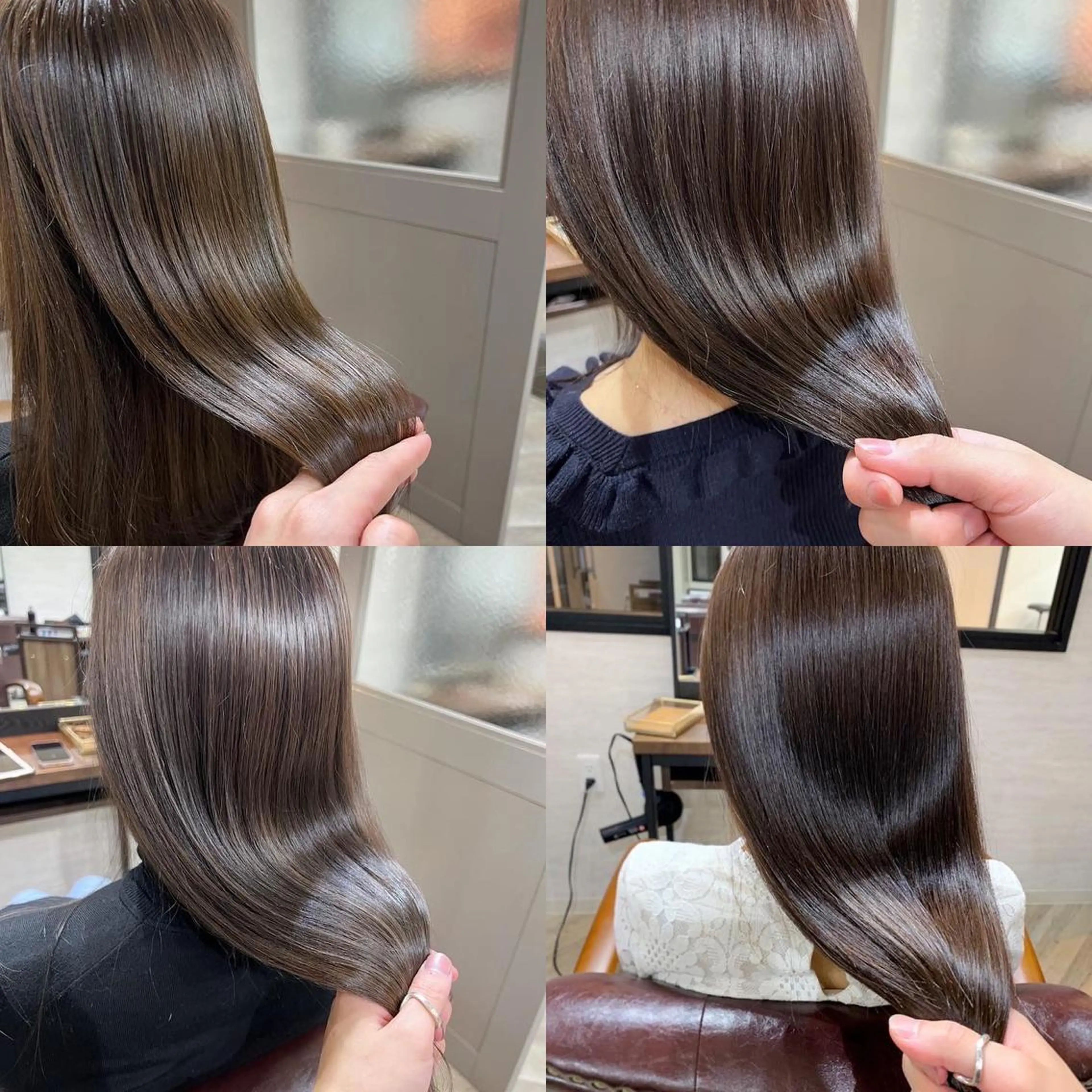 セミロング カラー 縮毛矯正×髪質改善 店長　DAITOのヘアスタイル