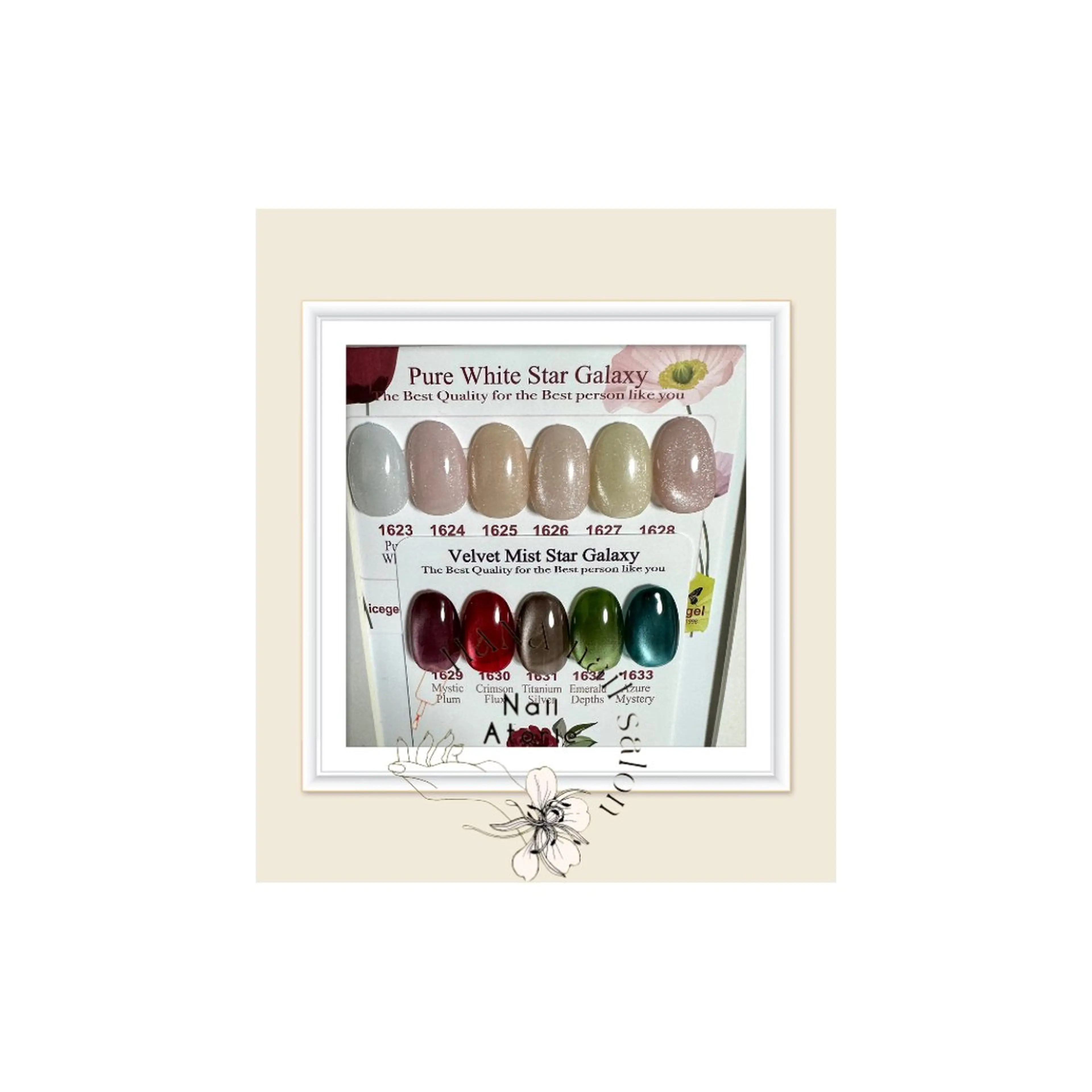 ネイル マグネットネイル 冬ネイル クリスマス ハンドネイル HaNA 　nail salonのネイルデザイン