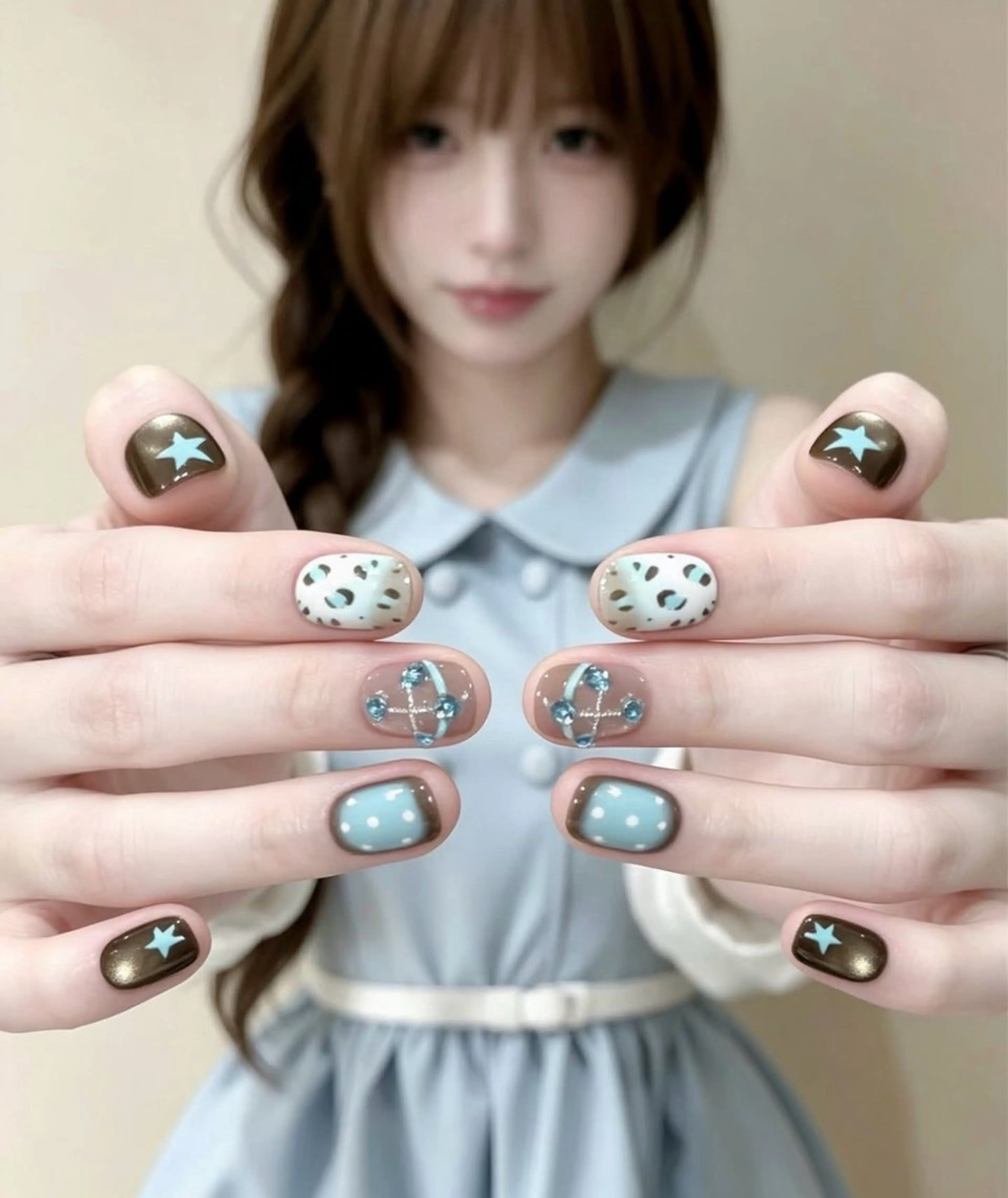 ネイル ジェルネイル マグネットネイル ハンドネイル YUKI NAILのネイルデザイン