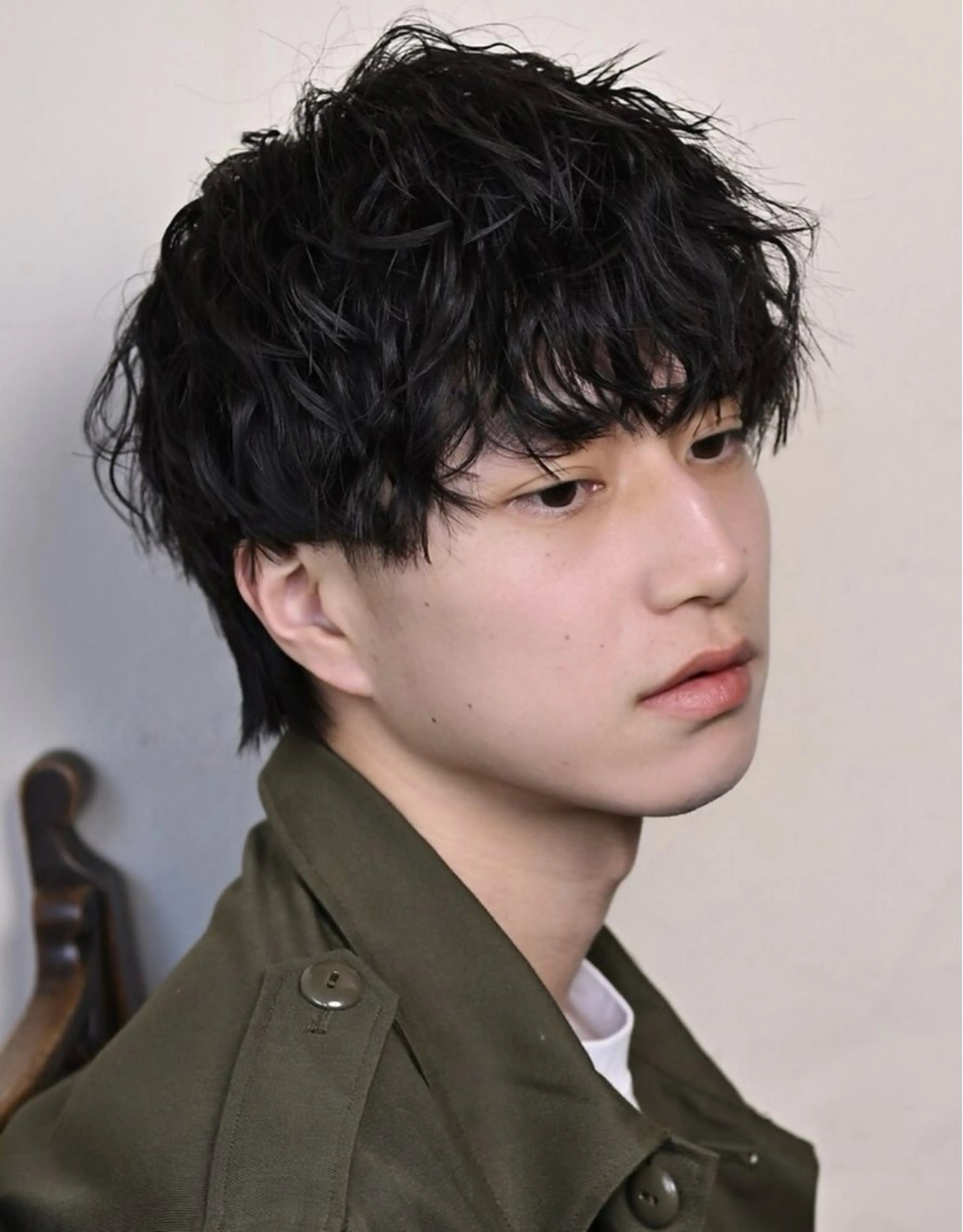 メンズカット+パーマの写真