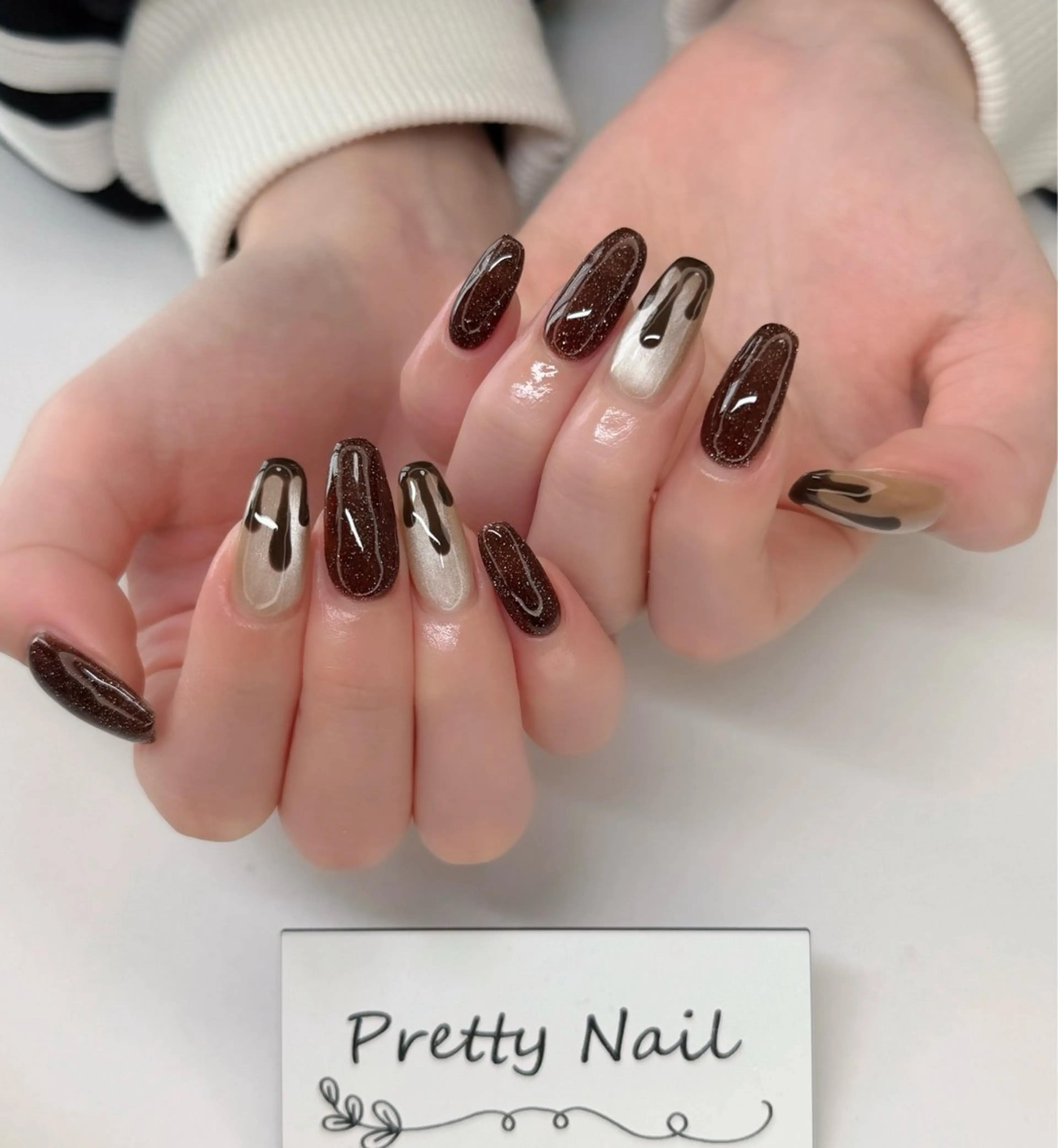 ネイル ハンドネイル Prettynail 本厚木自宅サロンのネイルデザイン