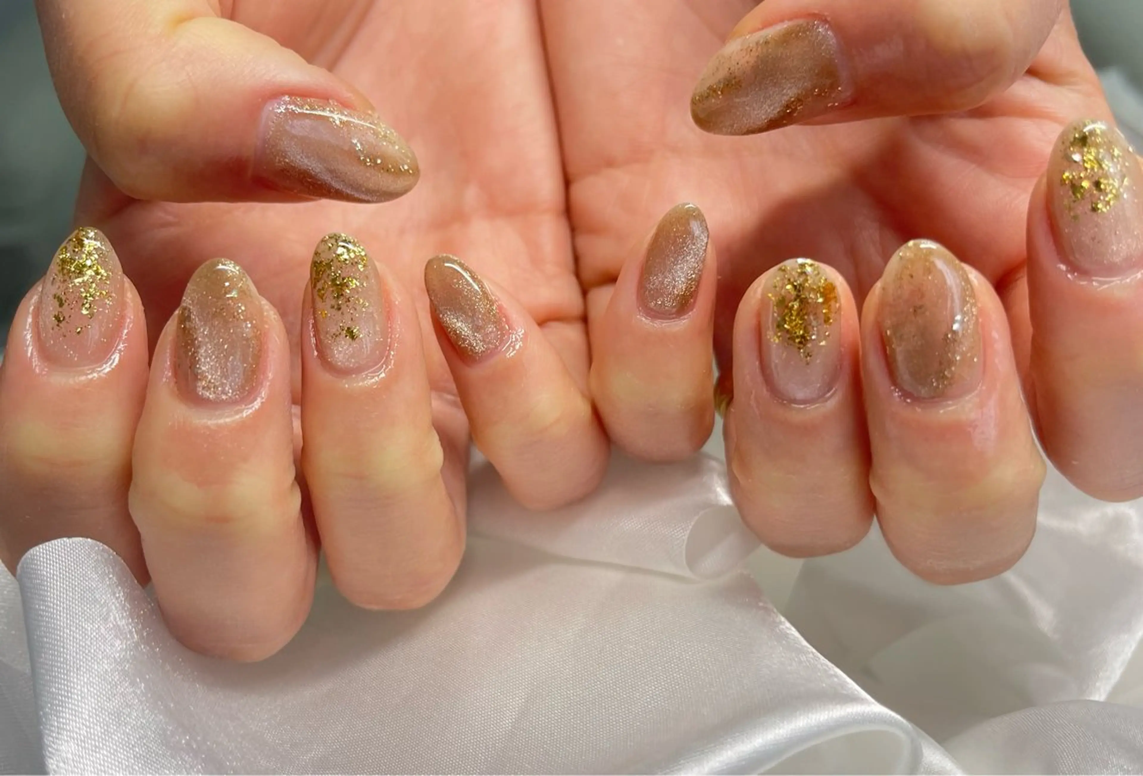 ネイル マグネットネイル ニュアンスネイル celica所属・松田 由真のネイルデザイン