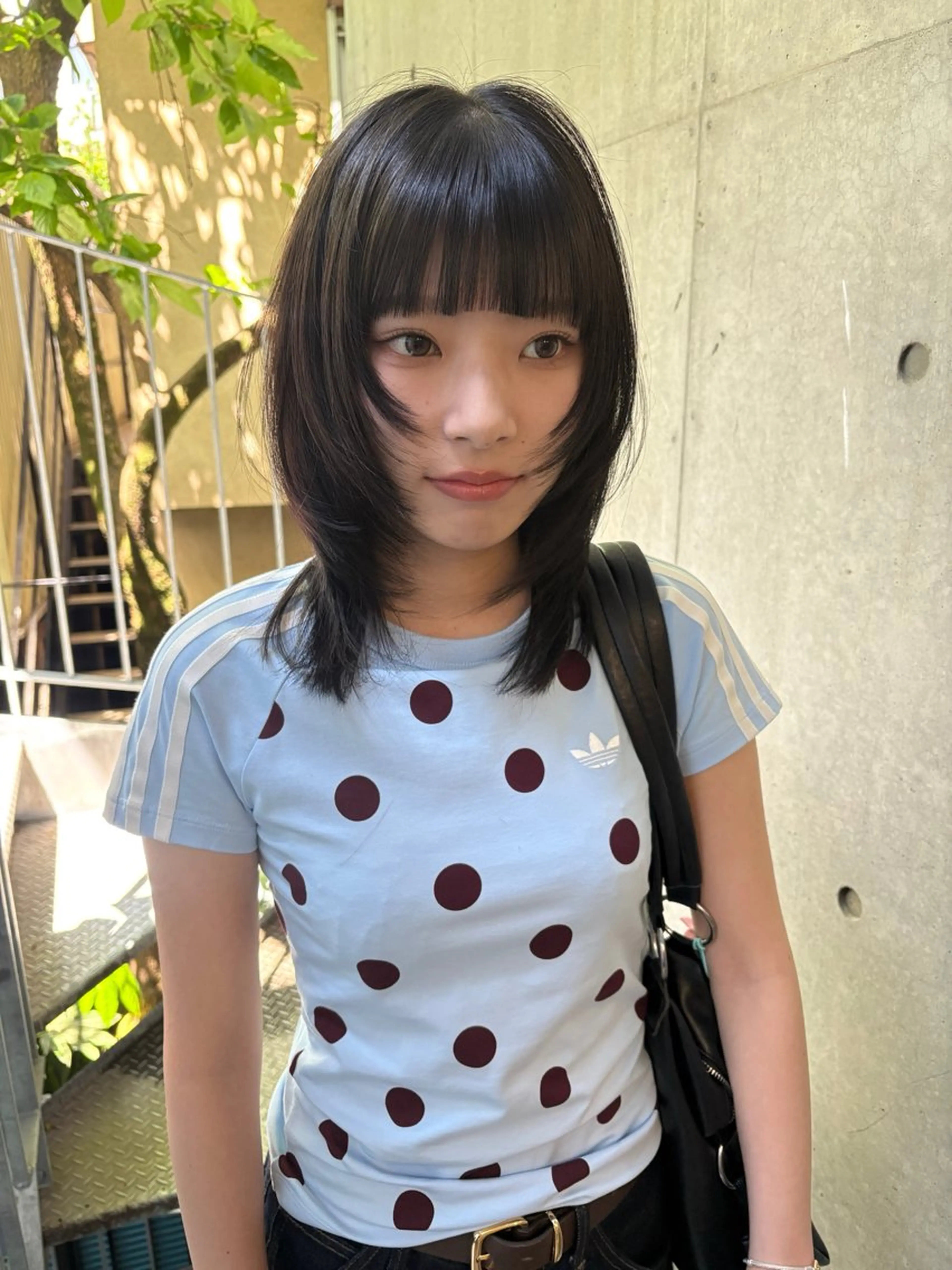 ミディアム カラー カット ヘアカラー トリートメント yuuna/ ハッシュカット🎀のヘアスタイル