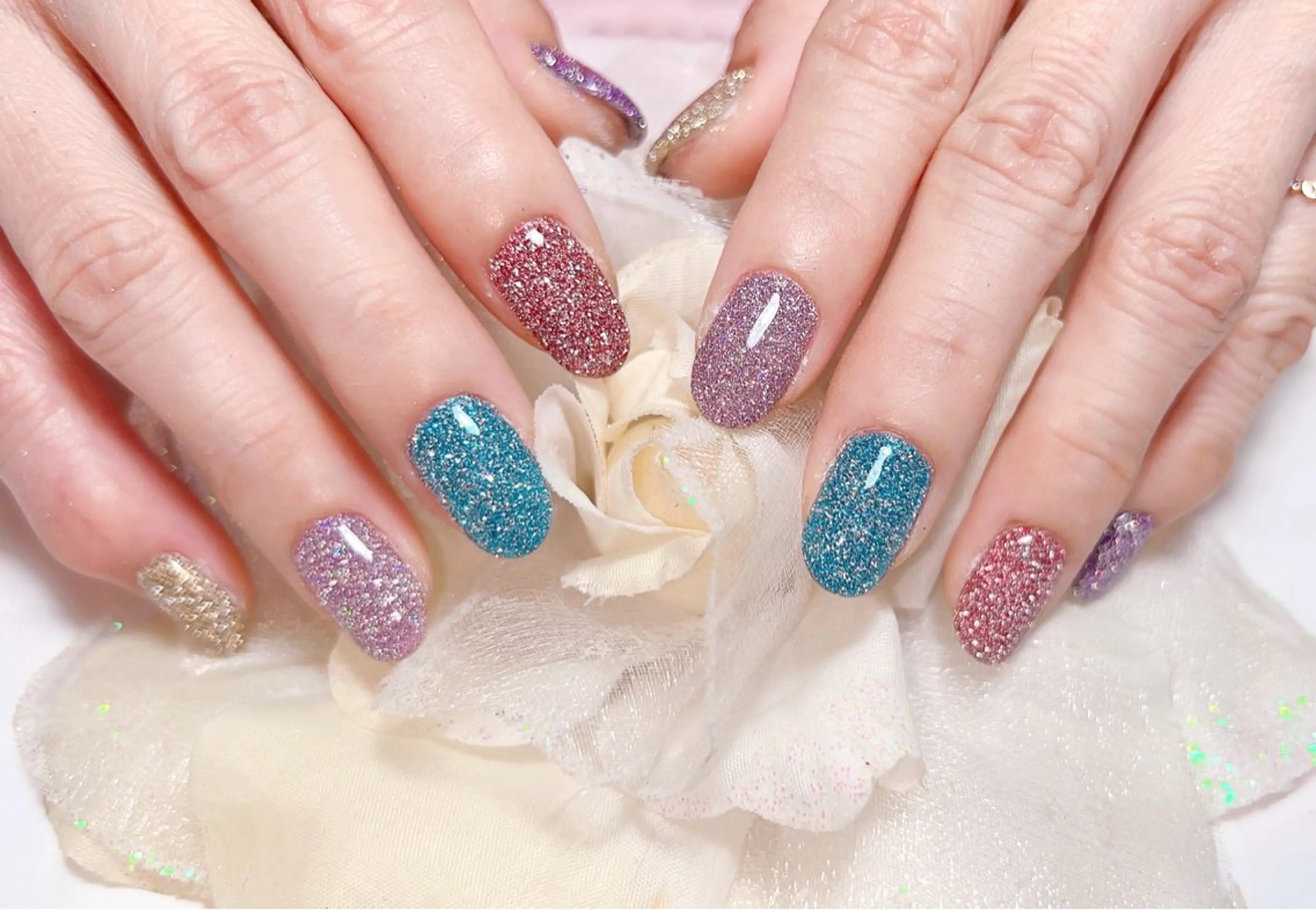 マグネットネイル・フラッシュネイルの写真