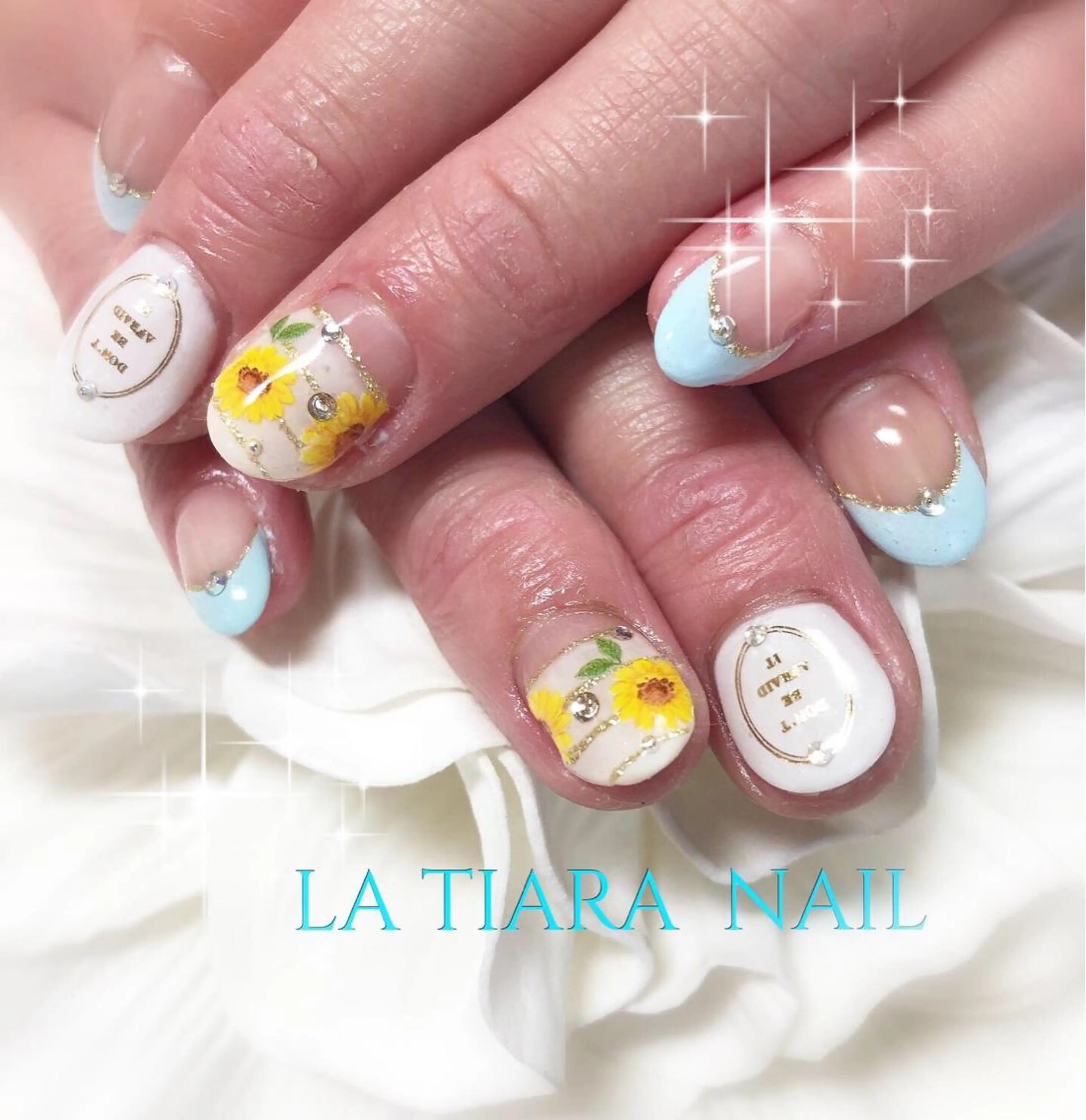 ネイル ハンドネイル Blue bird  nailのネイルデザイン