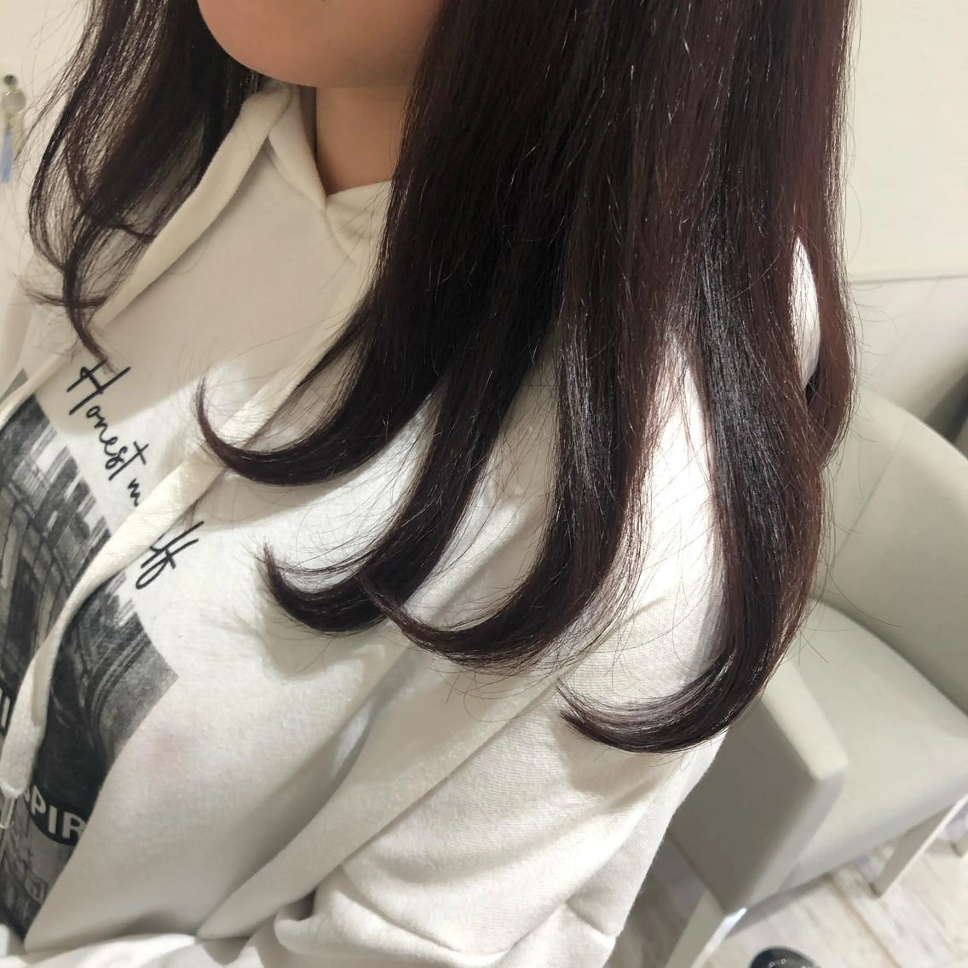 ロング カラー 田中 瑞妃のヘアスタイル