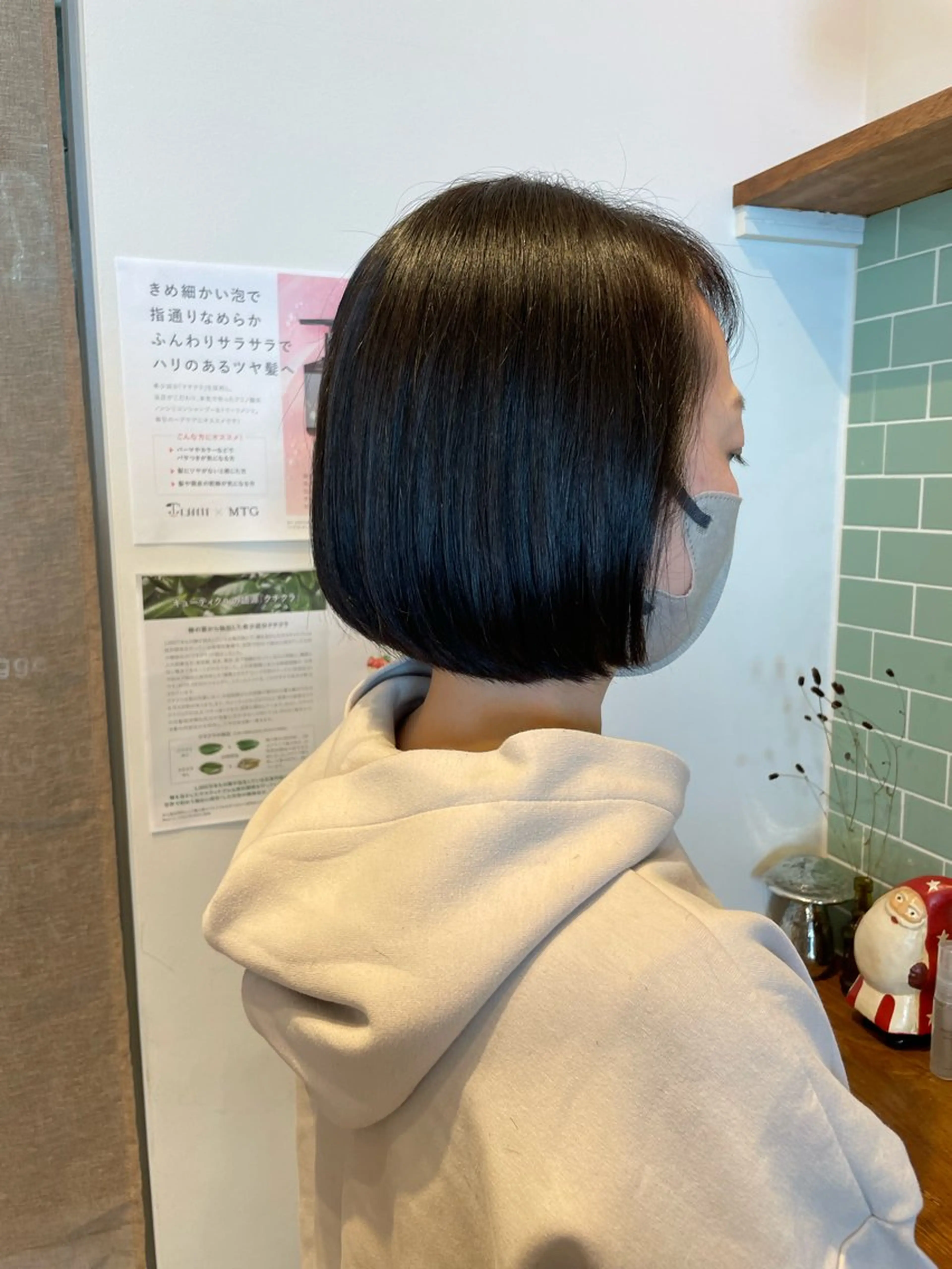 ショート ショートボブ ボブ ショートヘア 望月 千絵のヘアスタイル