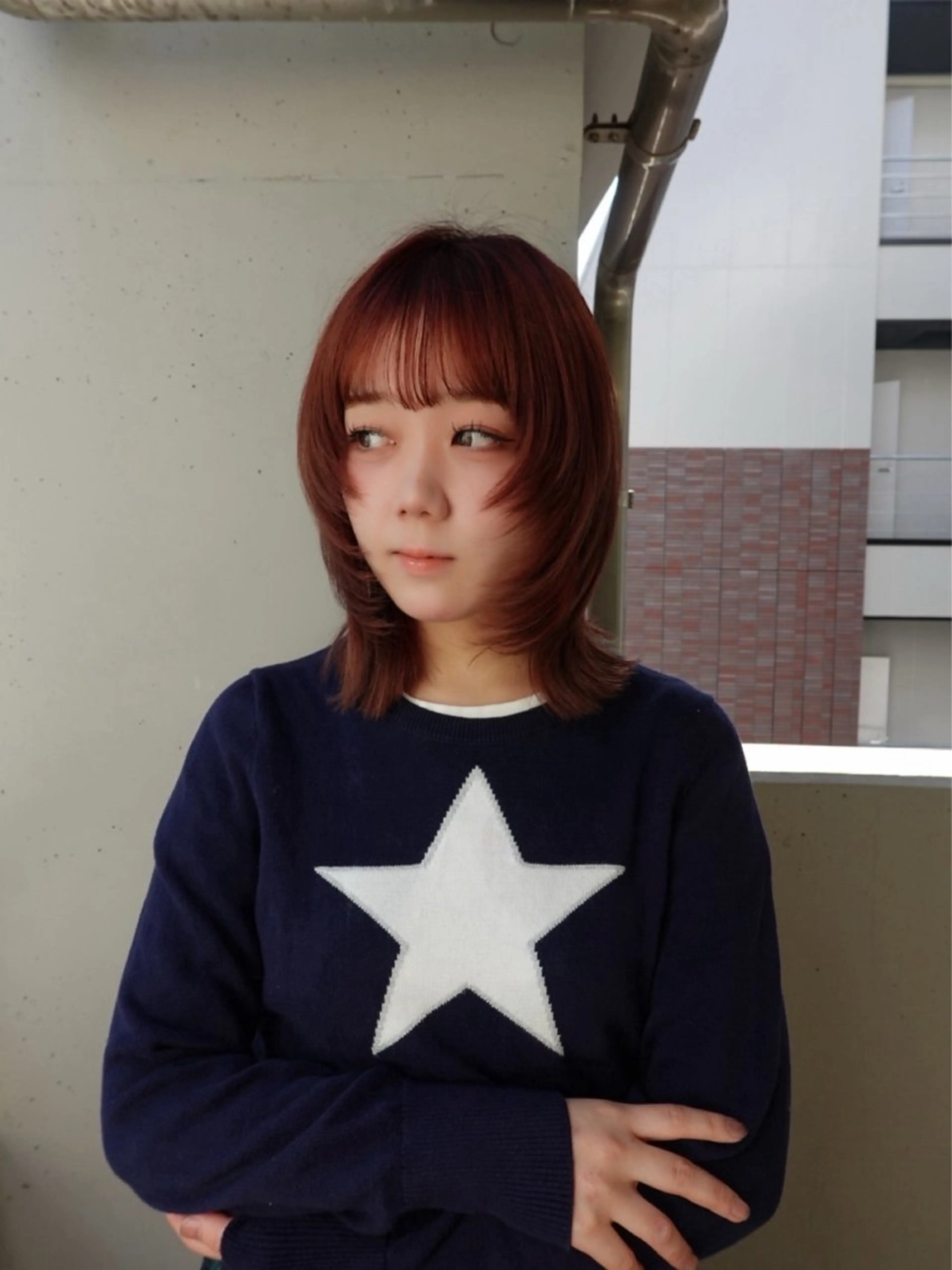 ミディアム カラー sand ikebukuro所属・ショートカット特化型 池袋美容師🌿そなのヘアスタイル