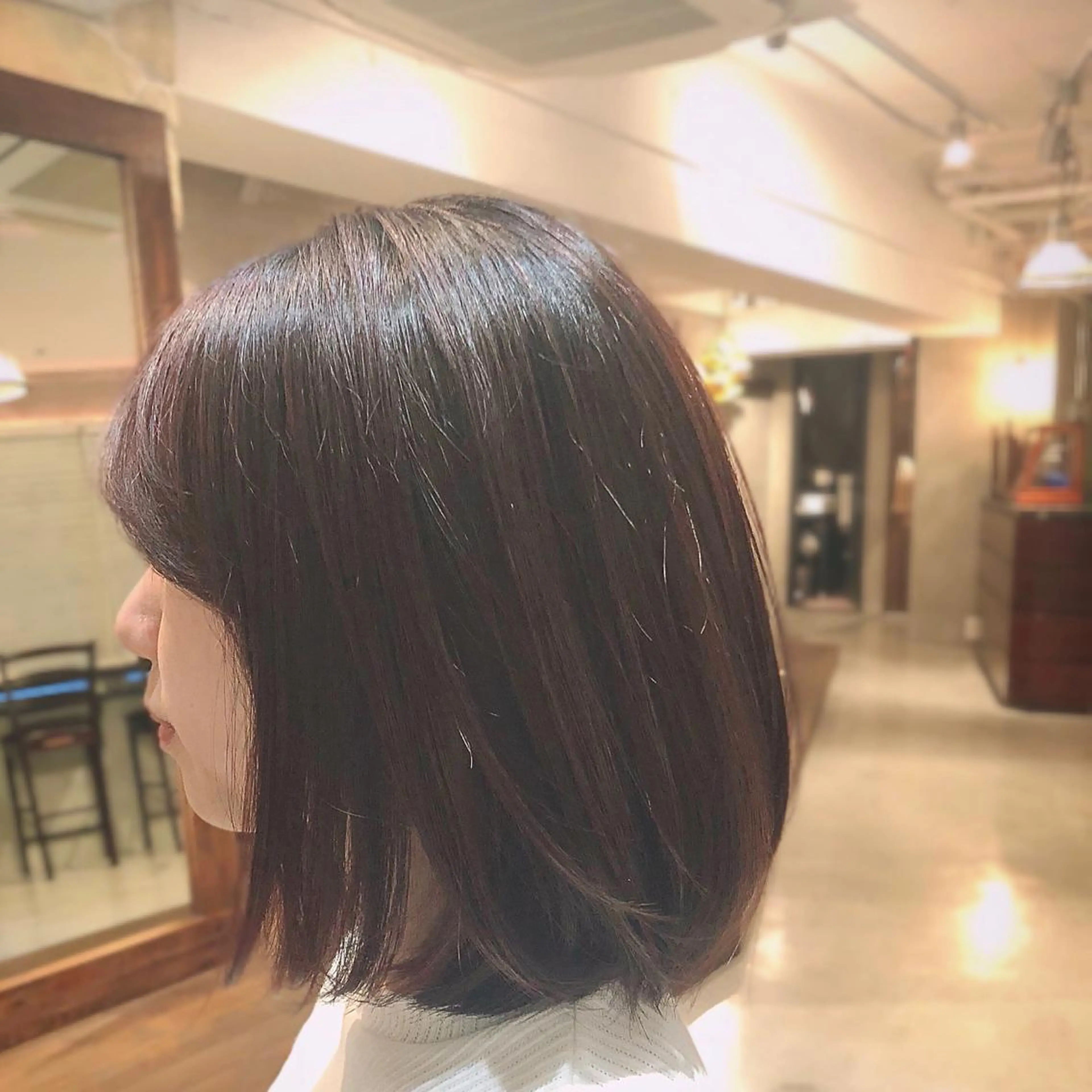 ショート カラー ハイライトカラー レッドカラー ハイライト las PAVILIONのヘアスタイル