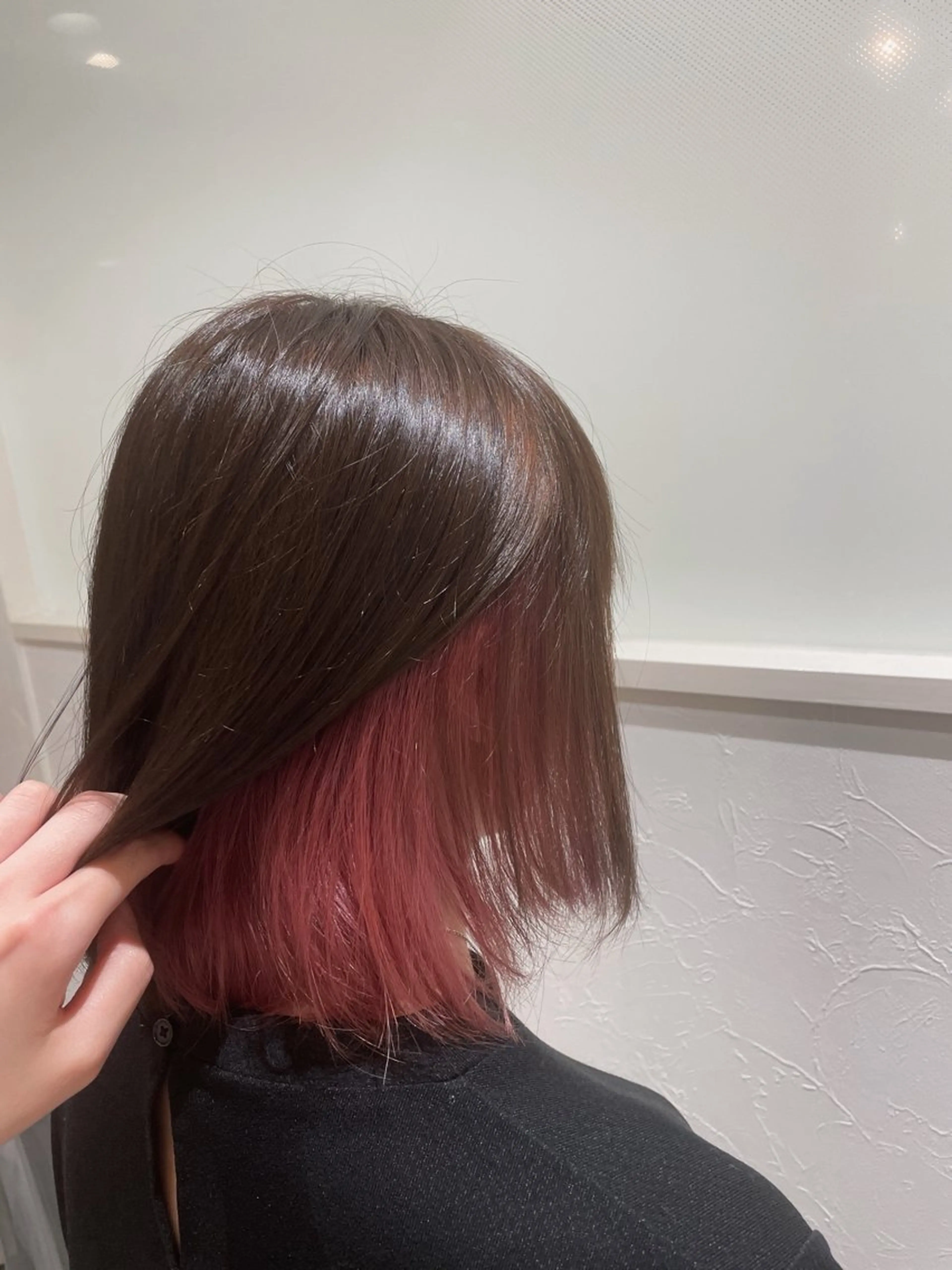 ミディアム un knownのヘアスタイル