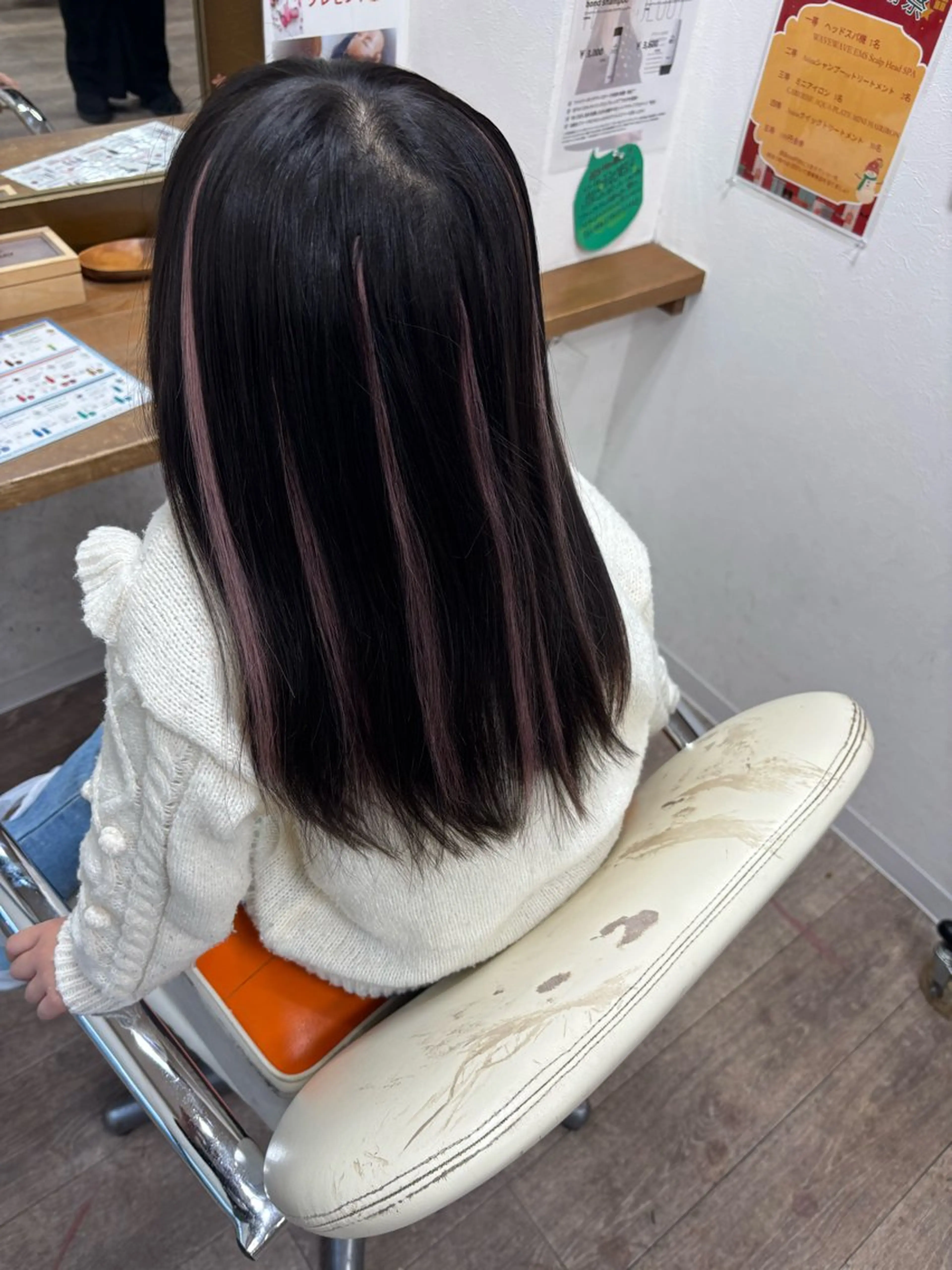 ロング エクステ エクステ 艶カラー🫧/シール エクステRYOKAのヘアスタイル