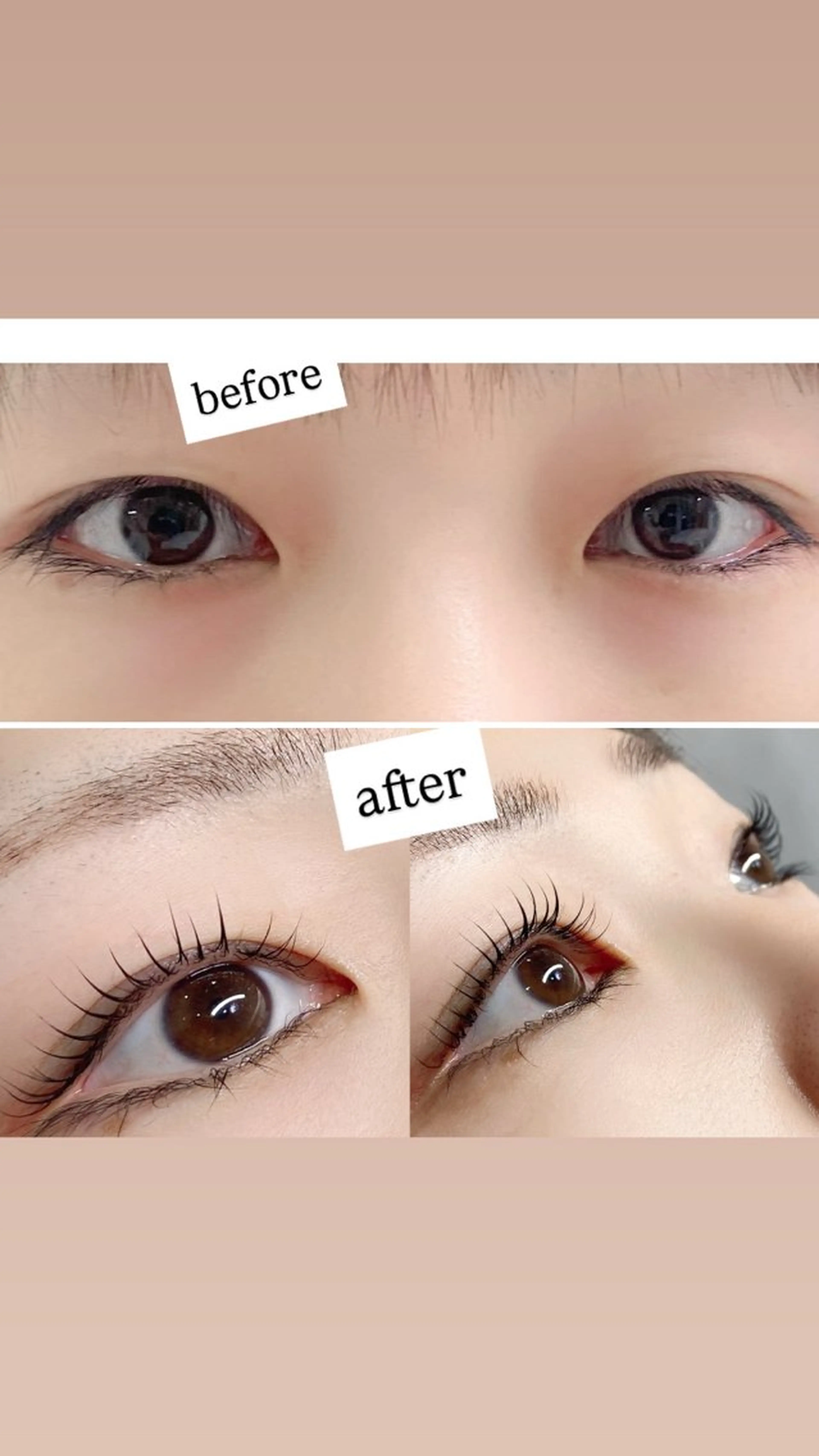 マツエク・マツパ 一重×まつ毛パーマ マツパ VIERU マツパー yoshieのマツエク・マツパデザイン