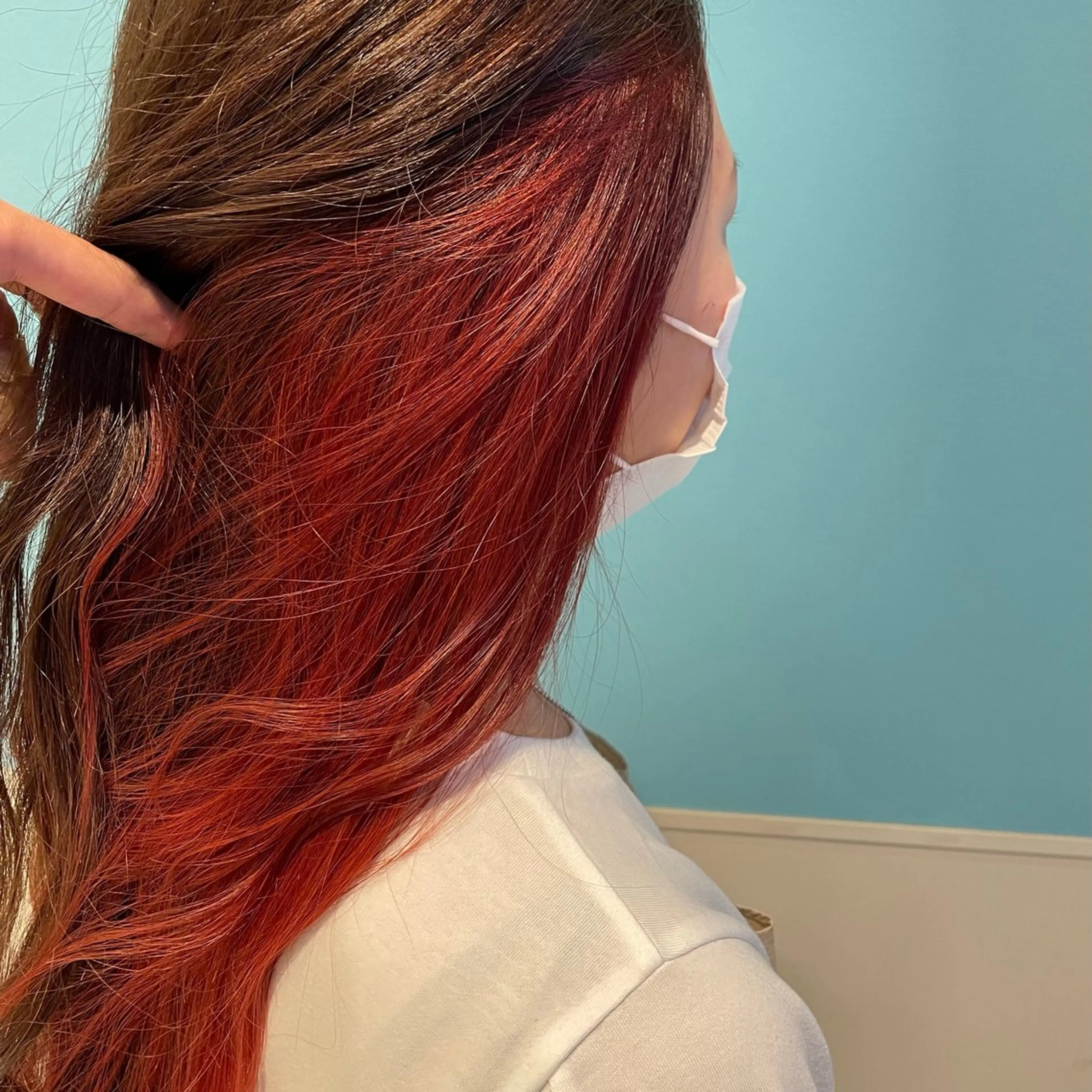 ロング カット ヘアカラー トリートメント 日置 大智のヘアスタイル