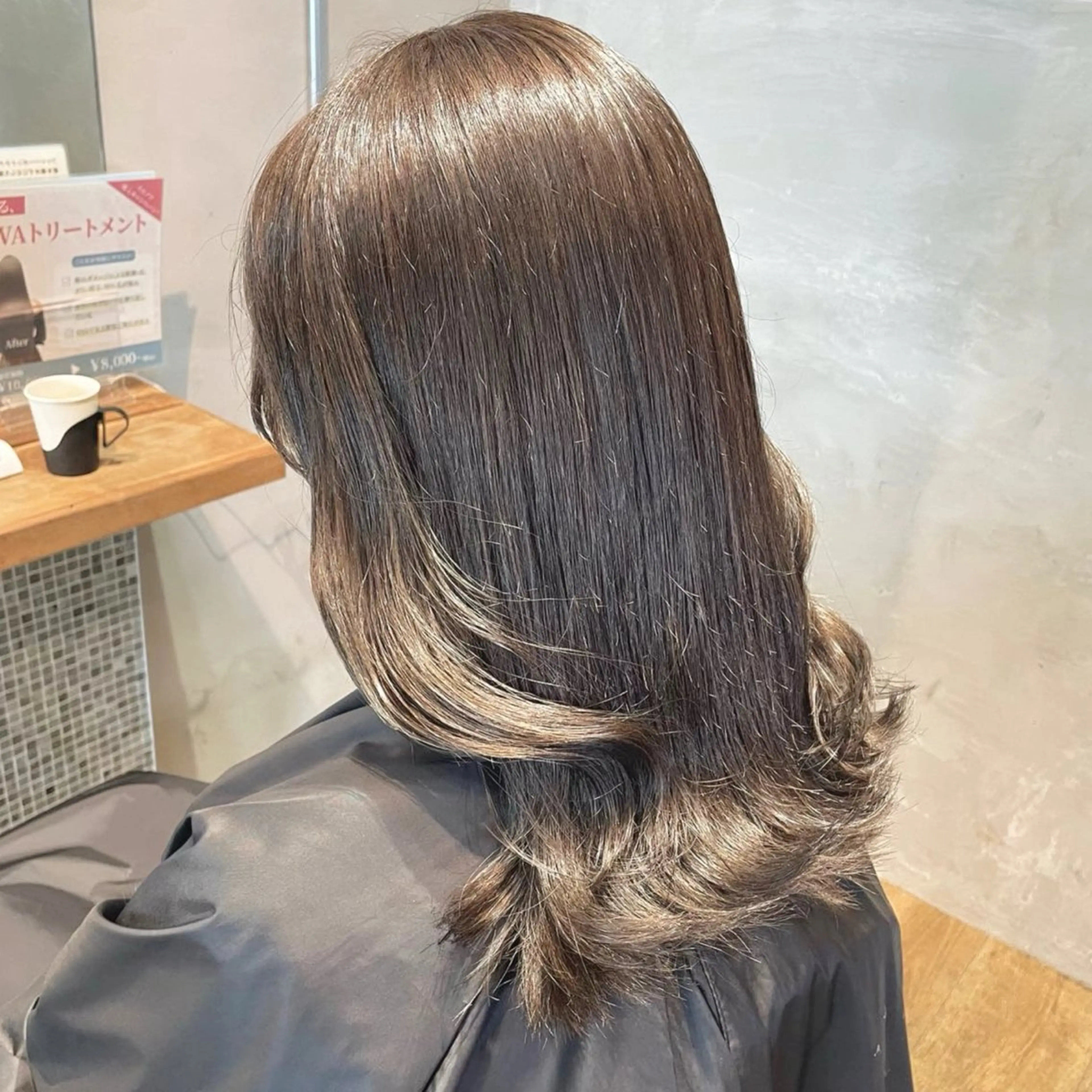 カラー ヘアカラー 💘韓国レイヤー上 品カラーruru💘のヘアスタイル