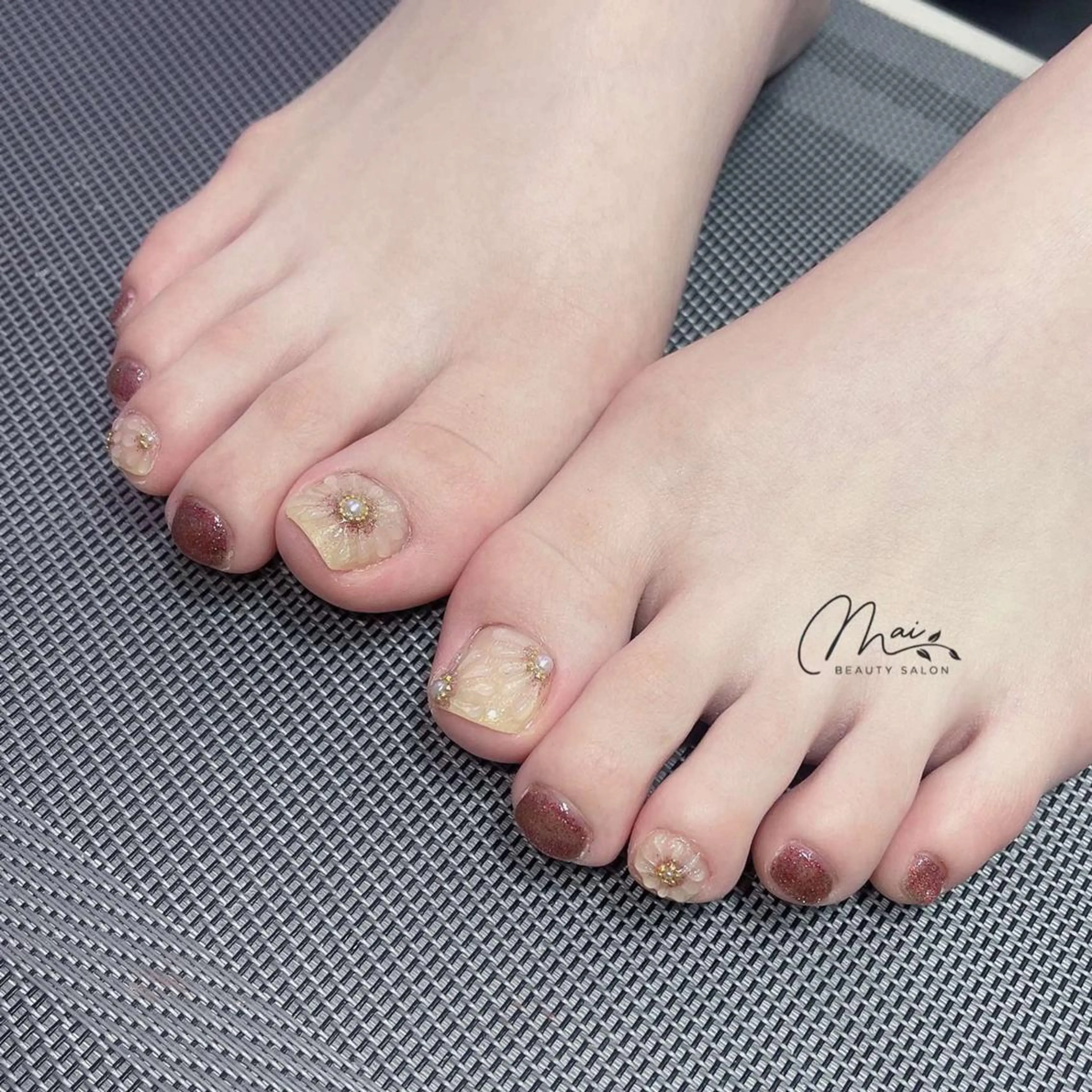 ネイル ジェルネイル パラジェル ワンホンネイル MaiBeauty Niのネイルデザイン