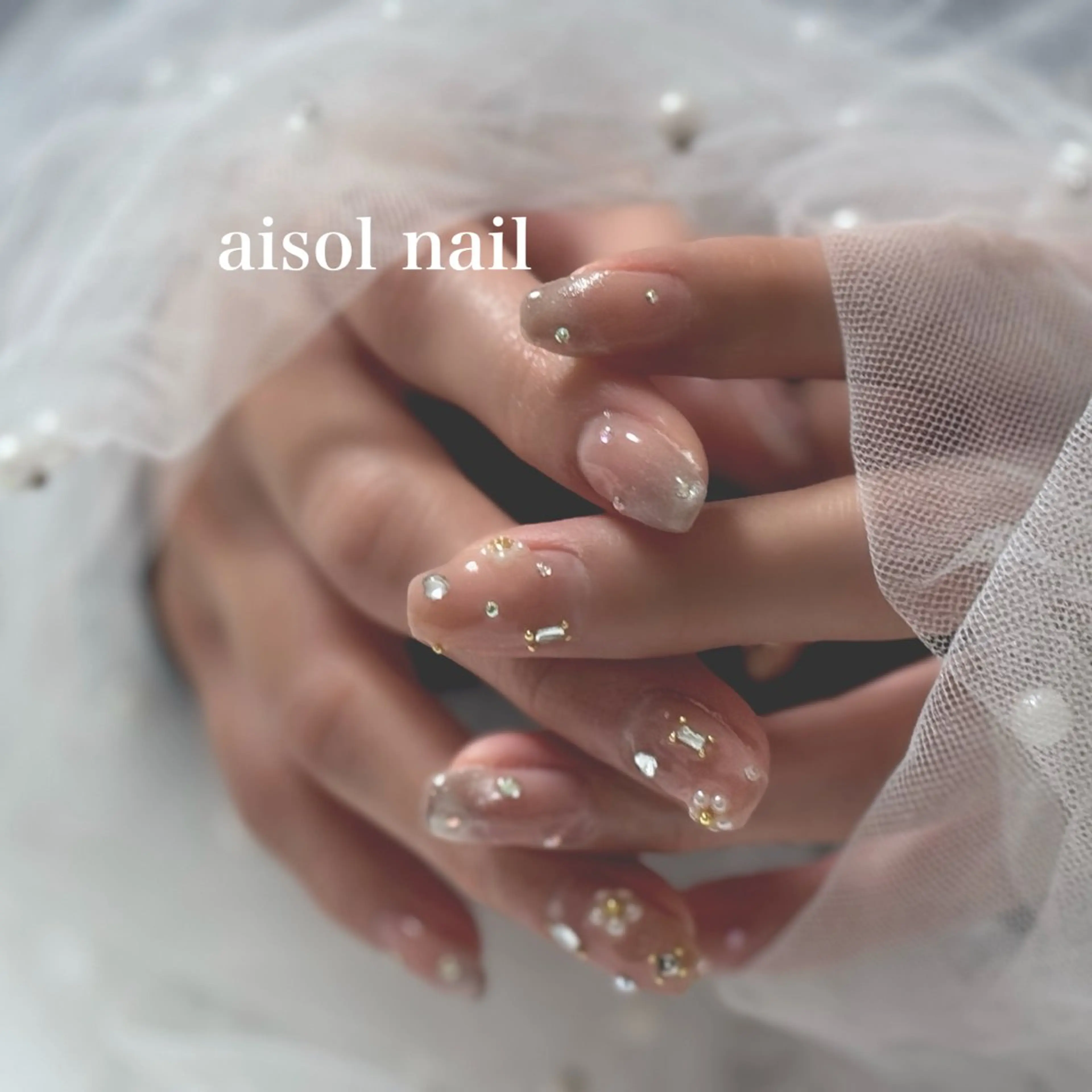 ネイル オフィスネイル ハンドネイル Aisol nail salonのネイルデザイン