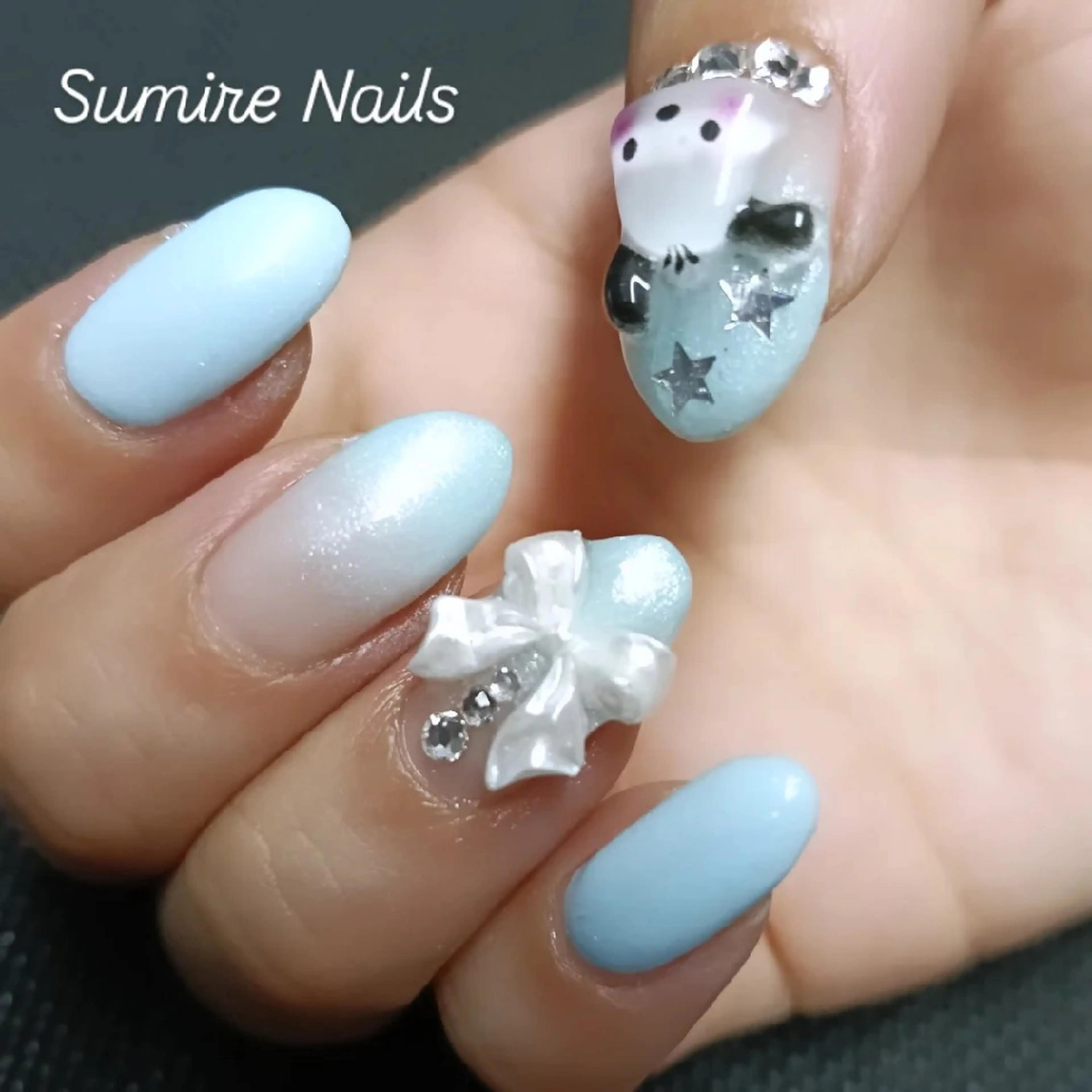 ネイル すみれ💜量産 地雷 痛ﾈｲﾙ 韓国ﾈｲﾙのネイルデザイン