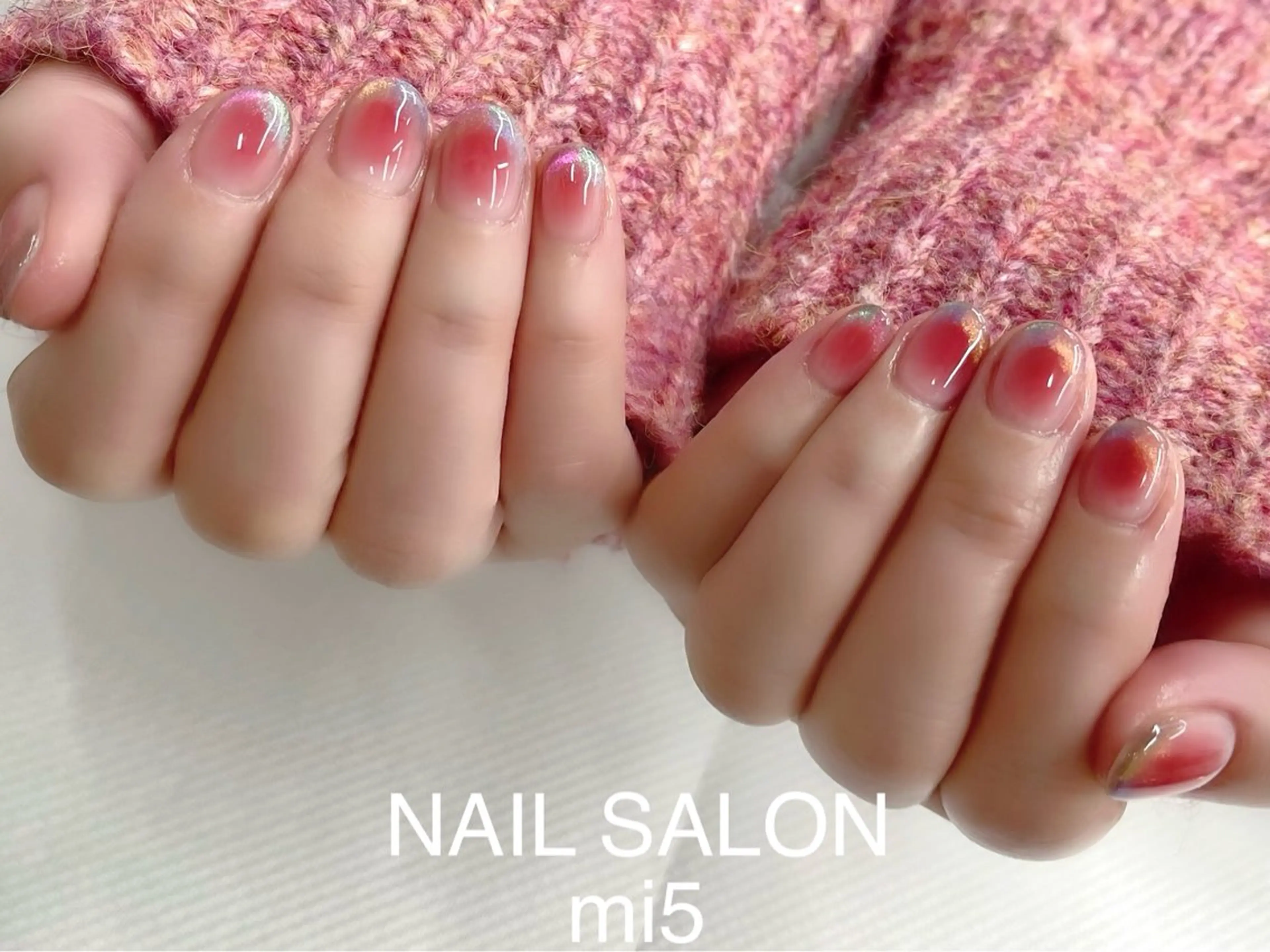 ネイル チークネイル NAIL SALON mi5／Momokoのネイルデザイン