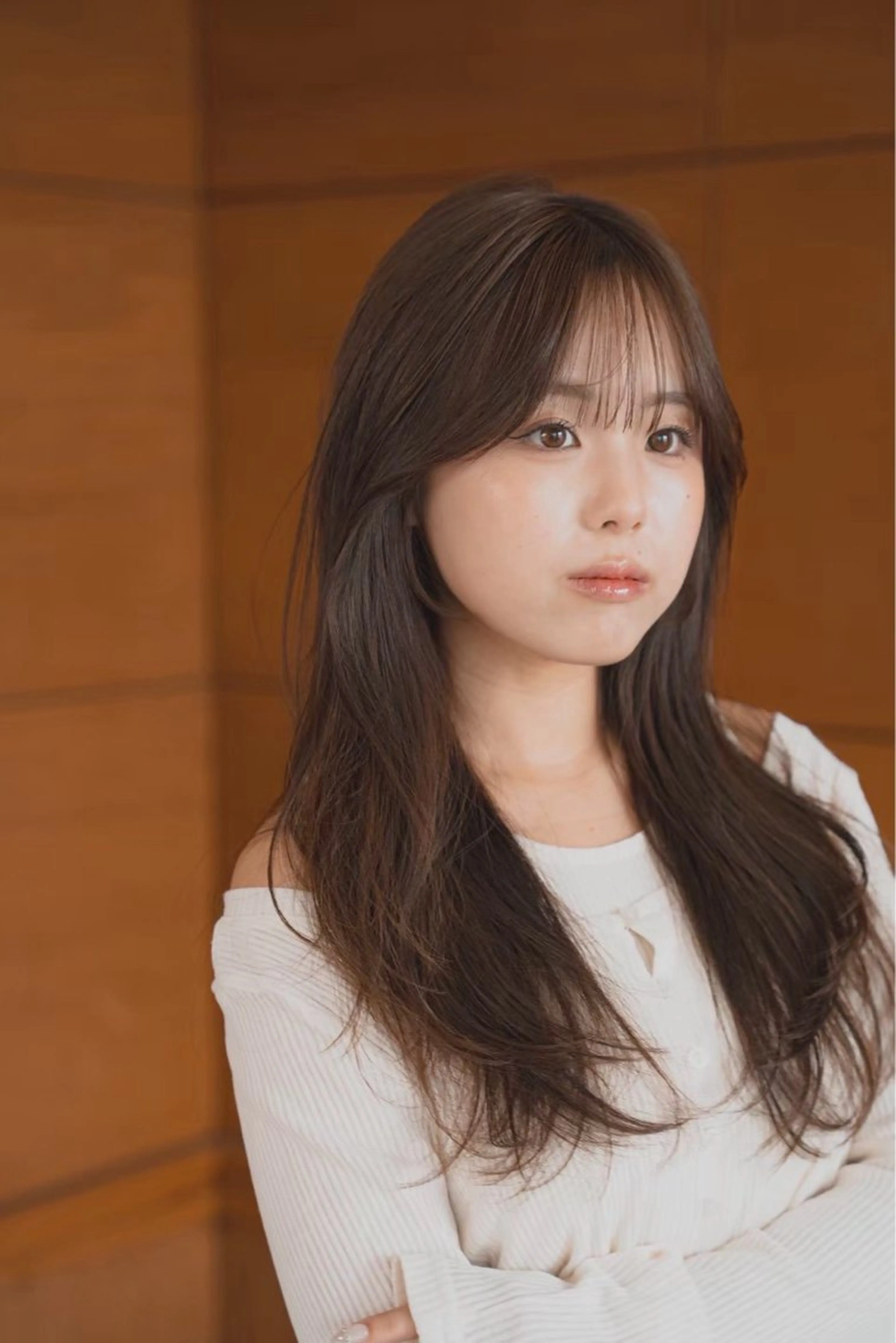 ロング 髪質改善 トリートメント カット ヘアカラー トリートメント _WHITE 天神店のヘアスタイル