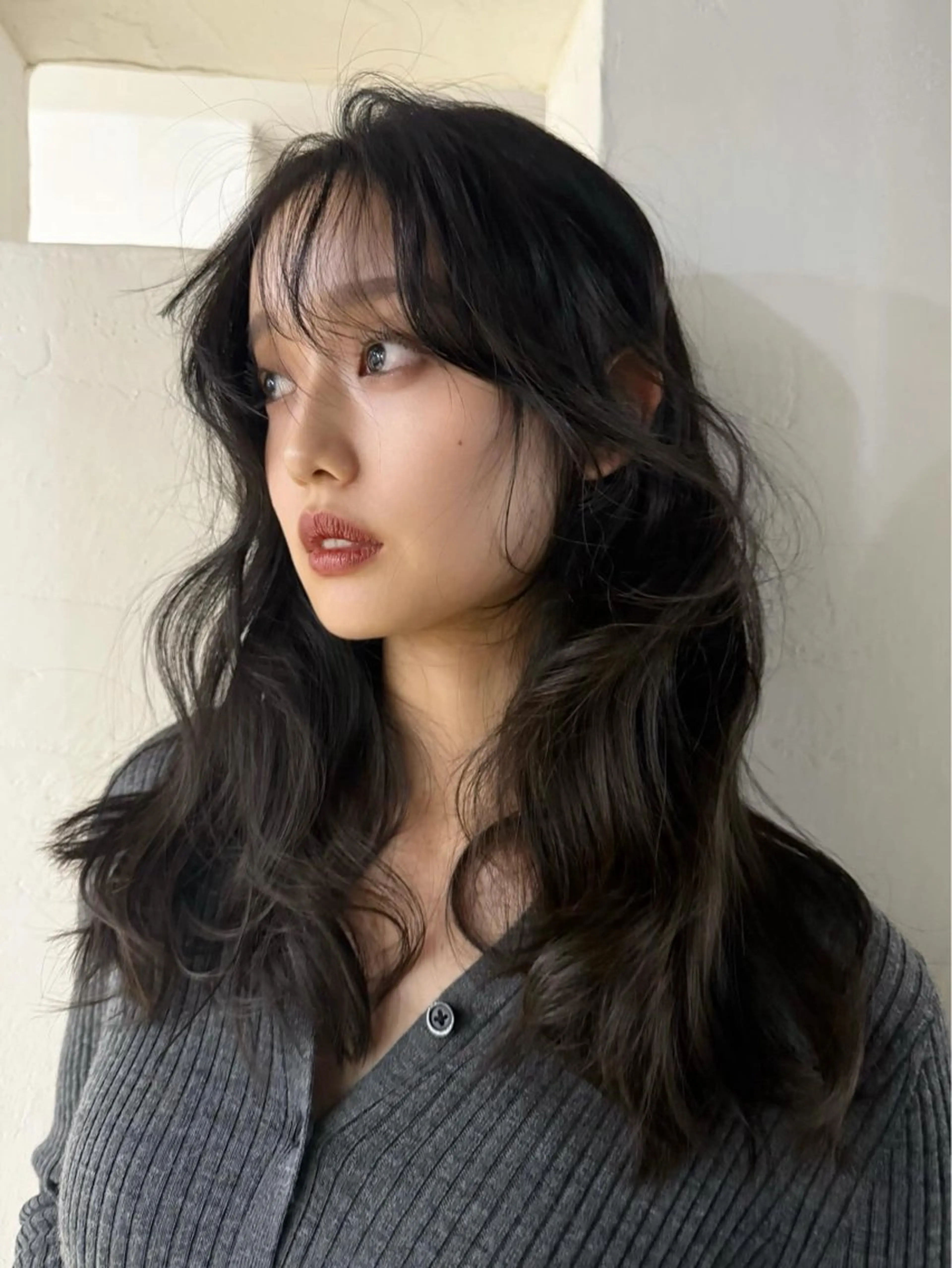 セミロング パーマ カット パーマ NARVIS mikuのヘアスタイル